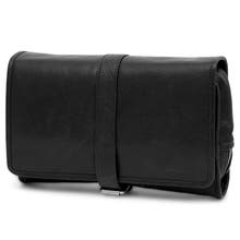 Black toiletry bags