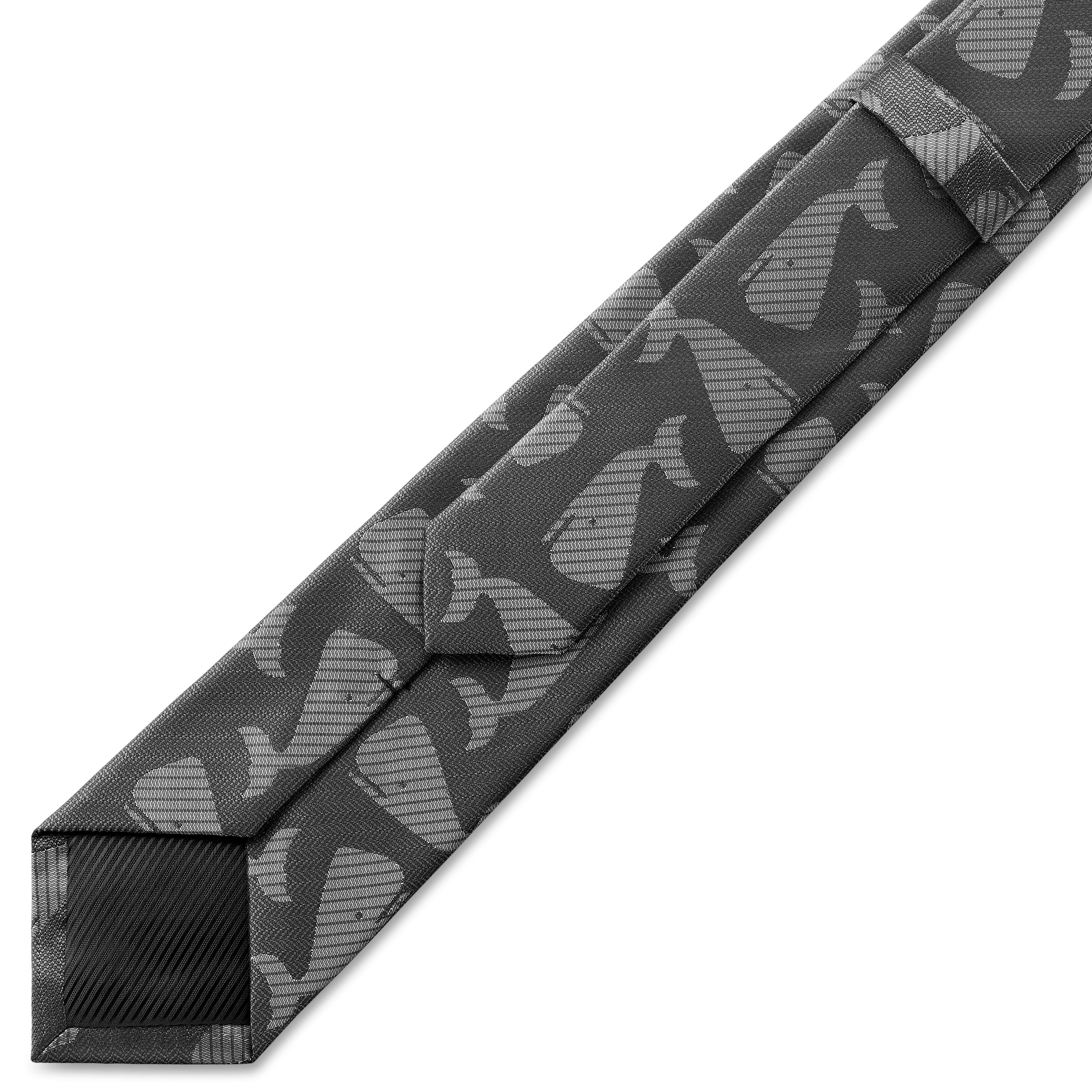 Zoikos | 6 cm Grey Whale Tie - 3