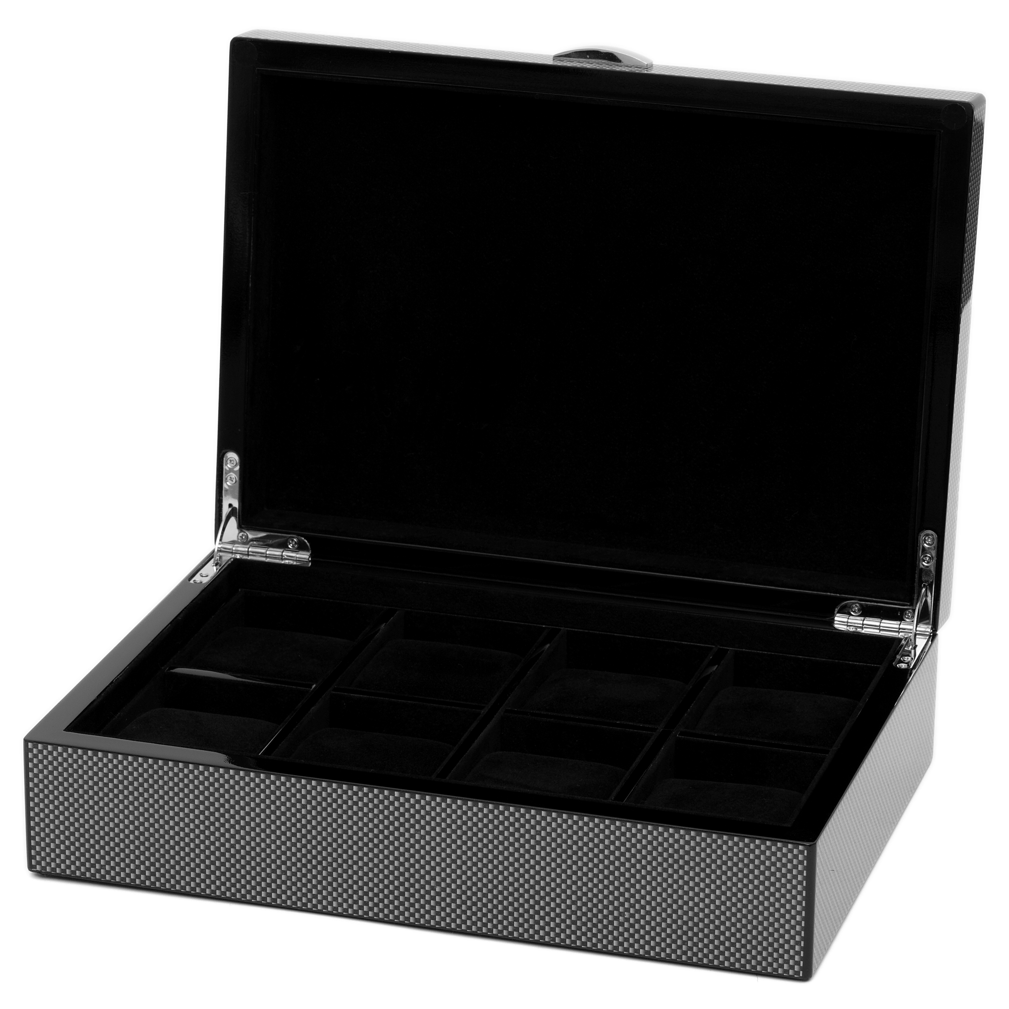 Kockovaný box na hodinky - 8 hodiniek - 2