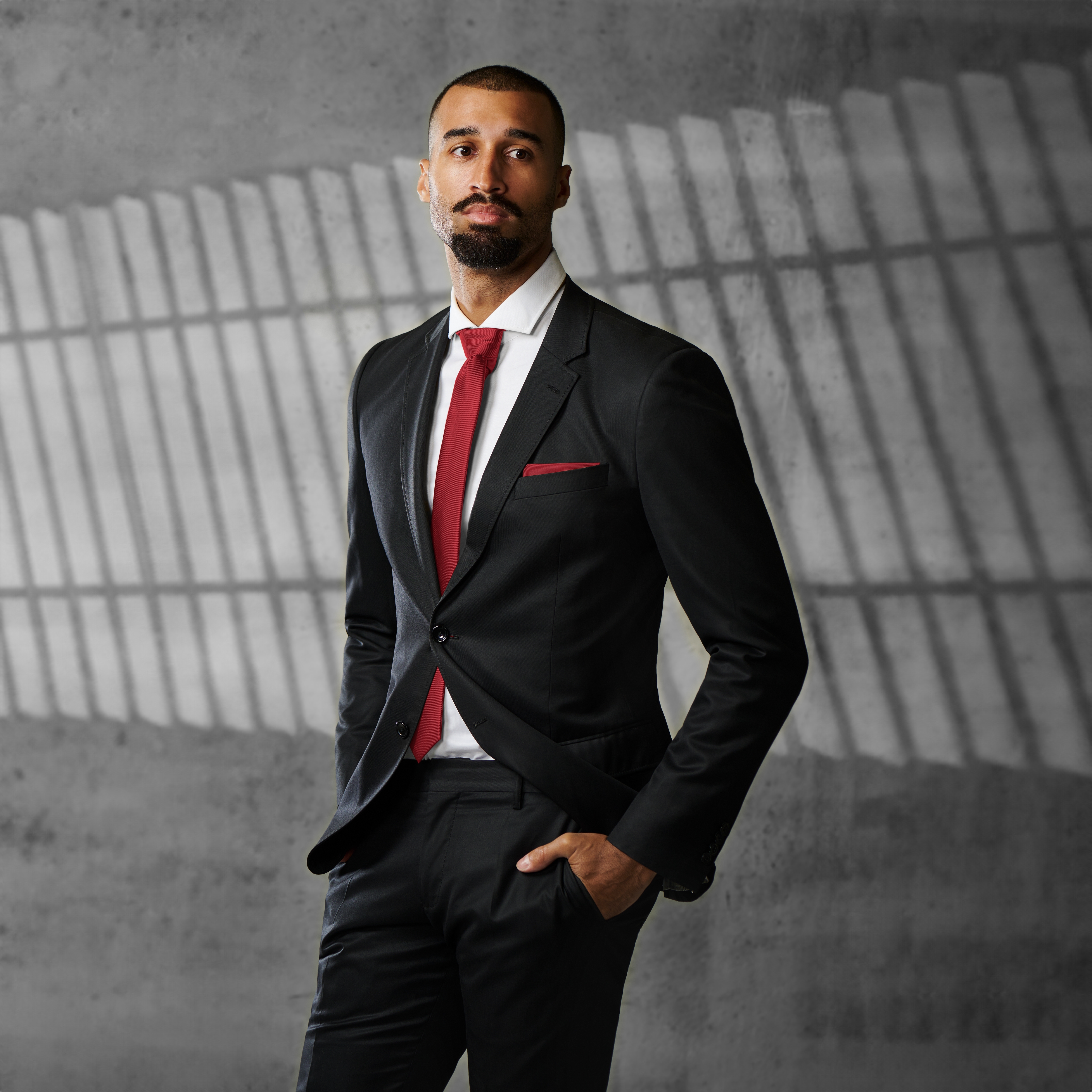 Cravate bordeaux en sergé de soie 6 cm - 2