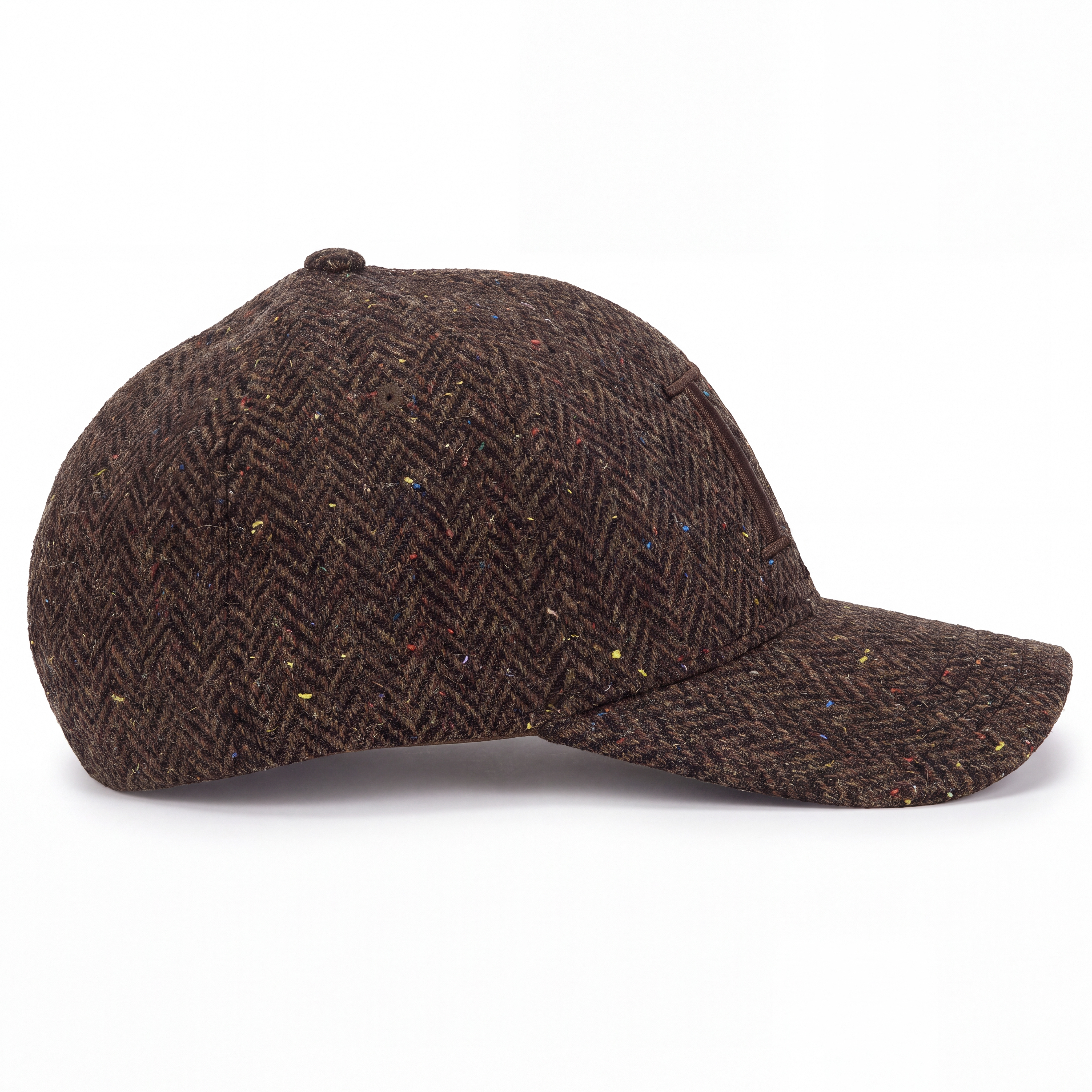 Les Deux | Molé Brown Core Herringbone Baseball Cap - 2