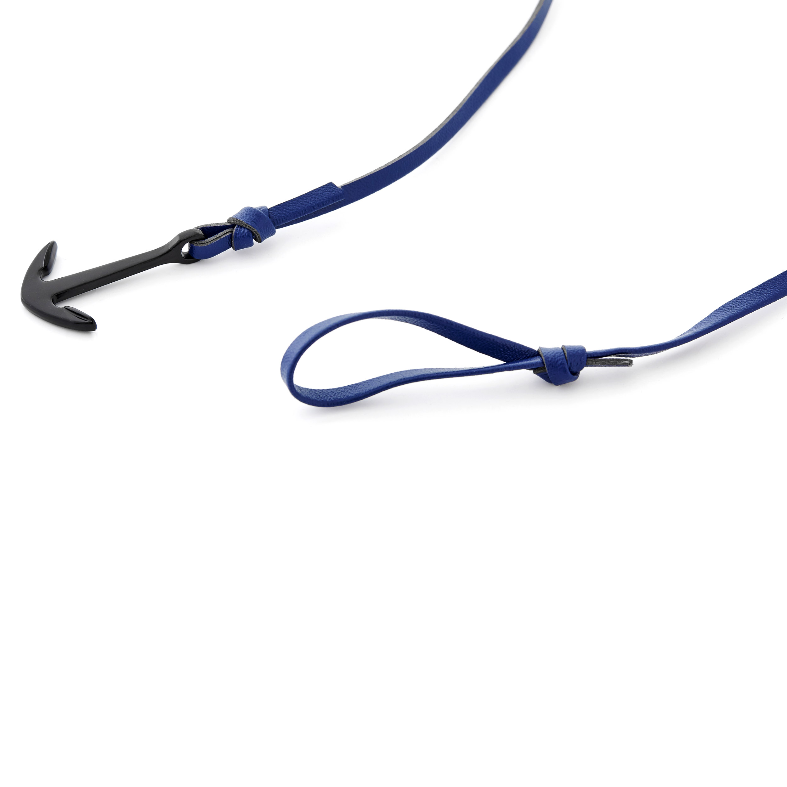 Marineblåt/Sort Ankerarmbånd - 2