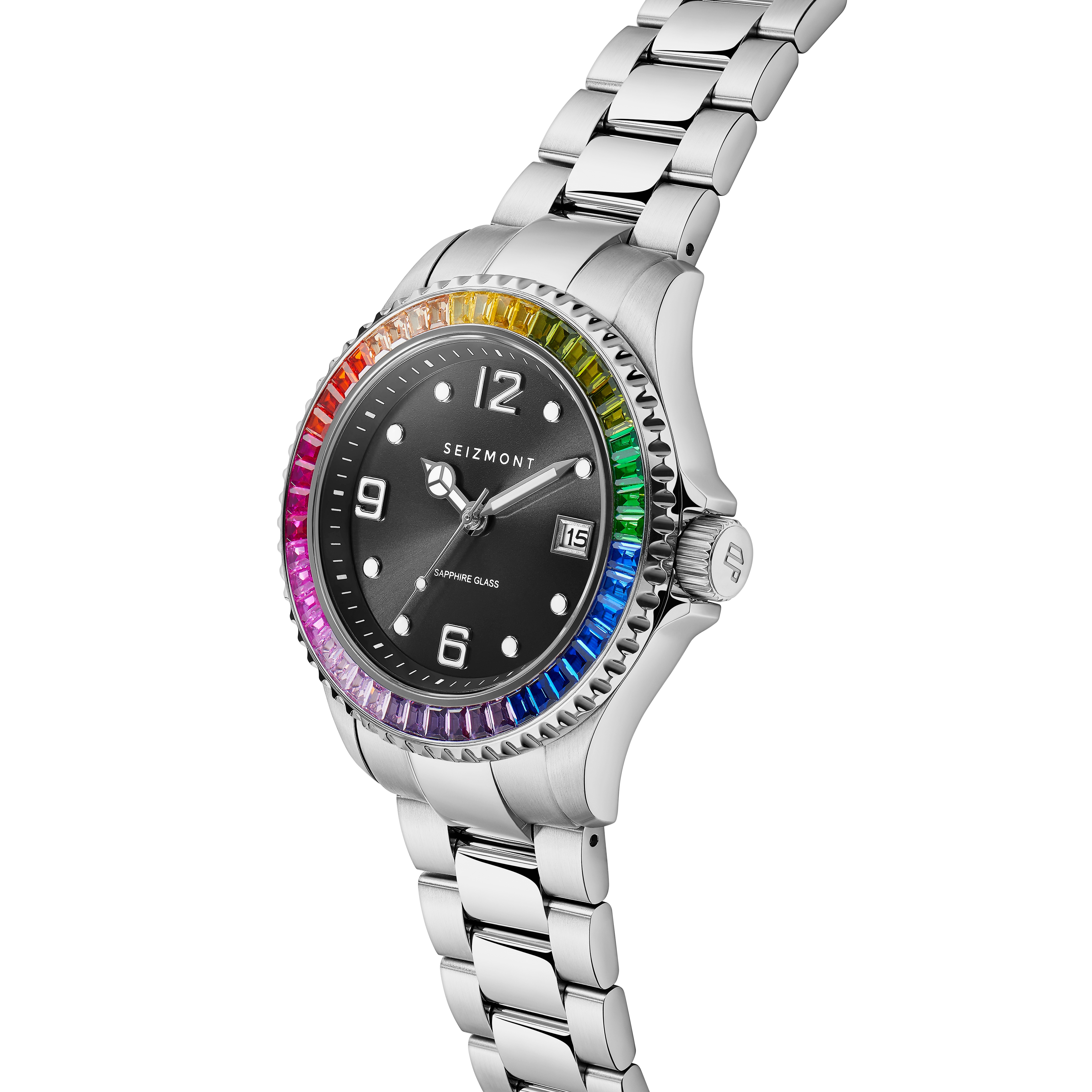 Rainbow hot sale metal watch