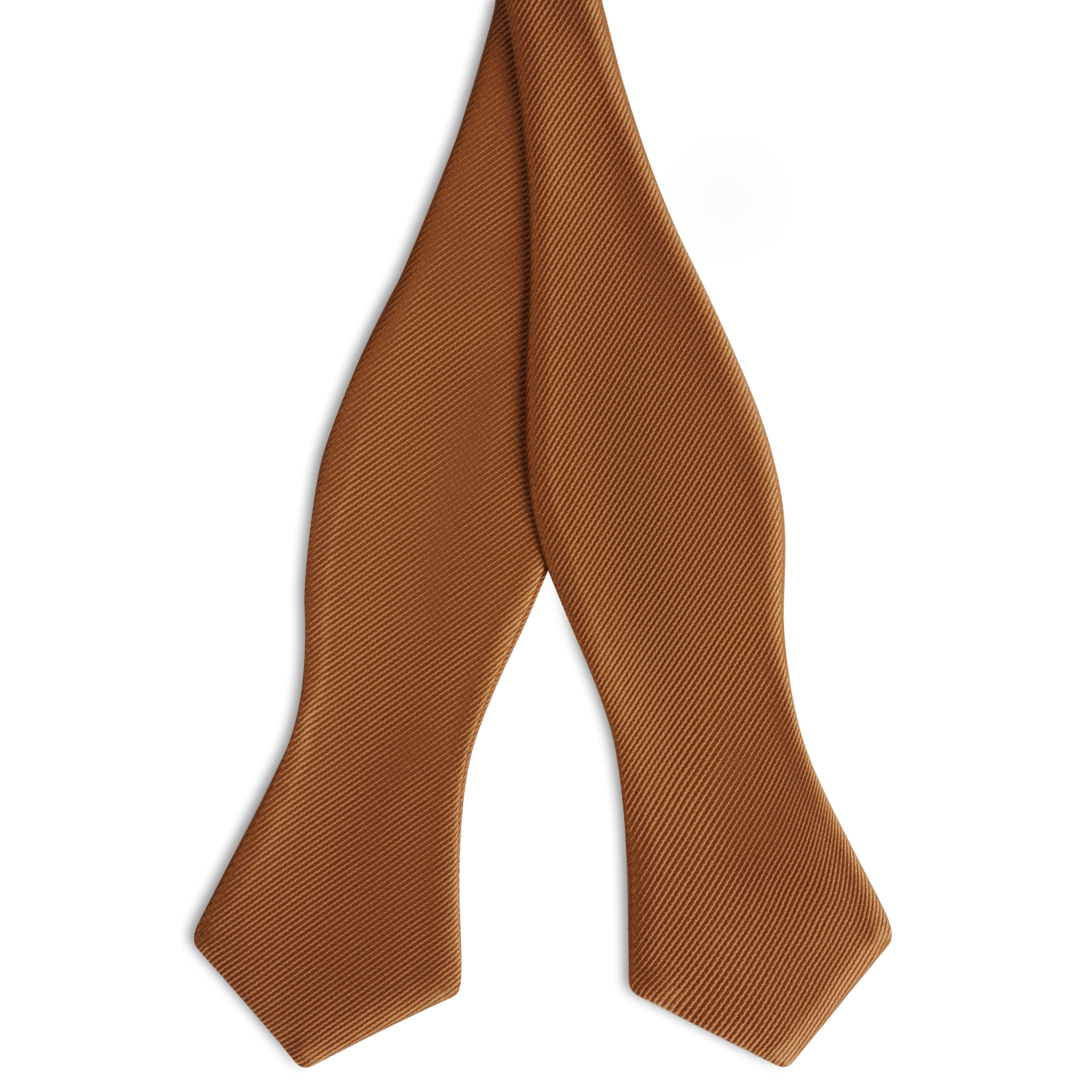 Rust Self-Tie Grosgrain Diamond Tip Bow Tie