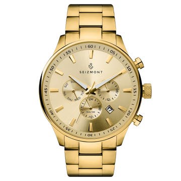 Gold-Tone Chain Troika Watch Gold-Tone Chain Troika Watch