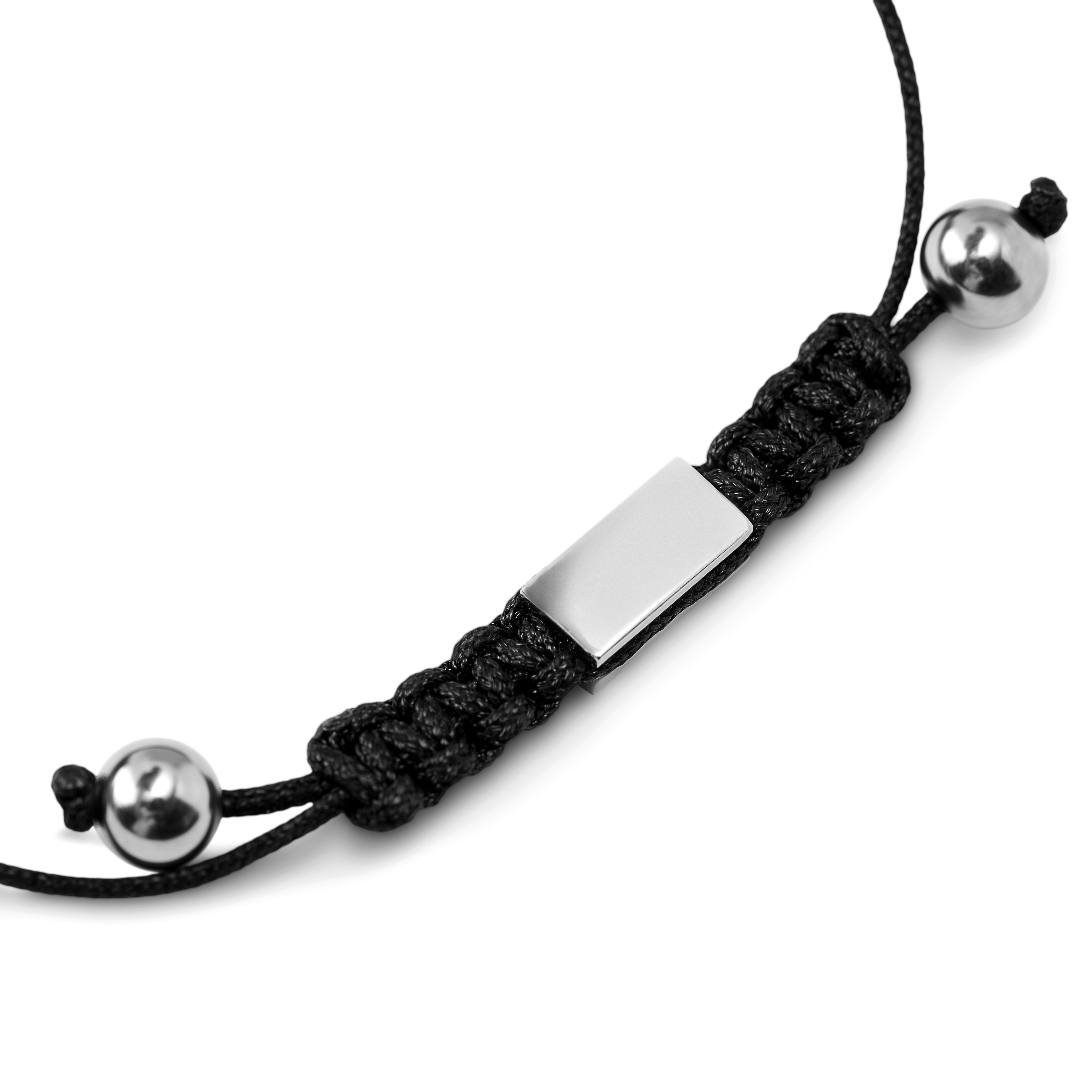 Sanatio | 8 mm Lavasten & Sort Labradorit Sten Armbånd - 4