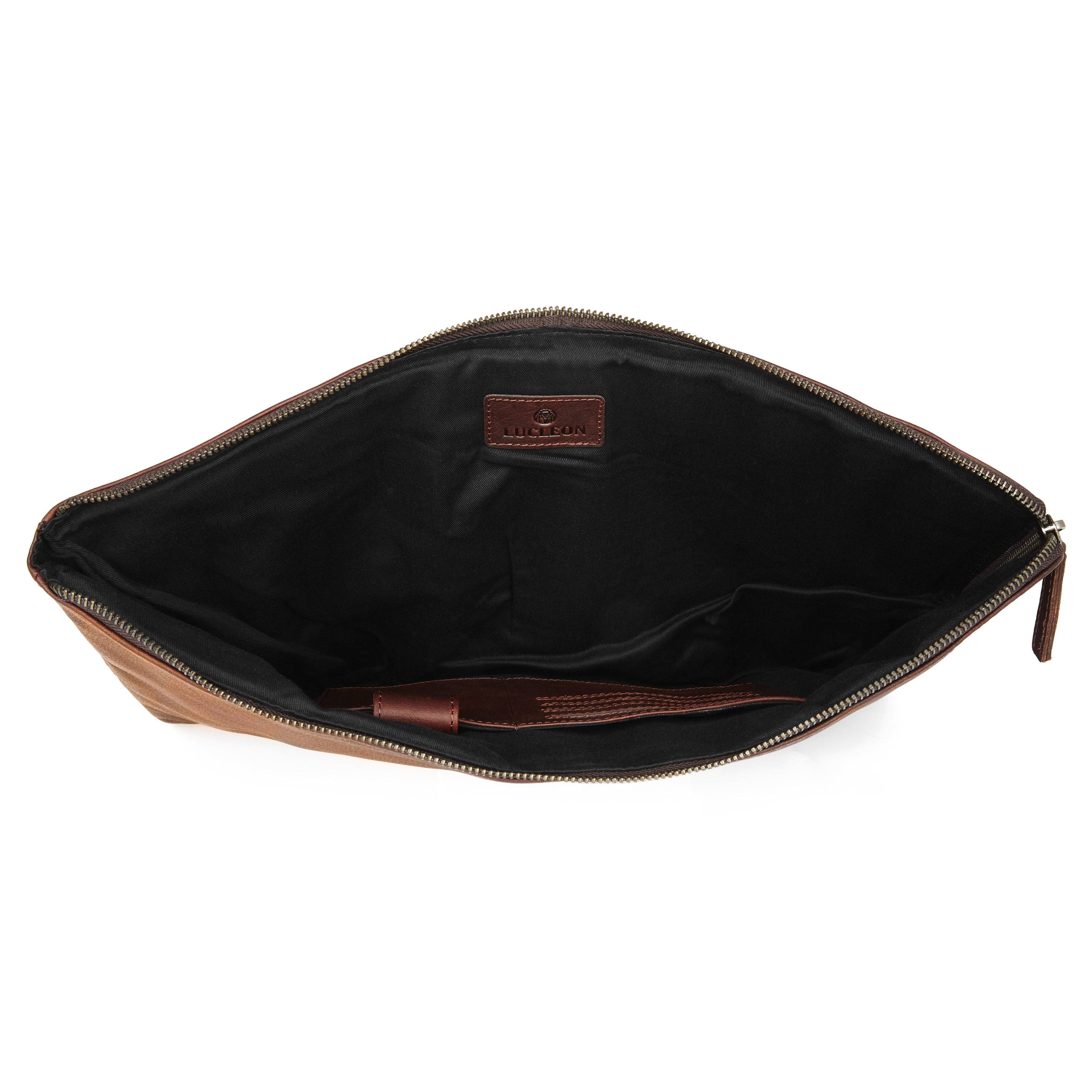 Oxford Computer Sleeve i Tan Læder - 5