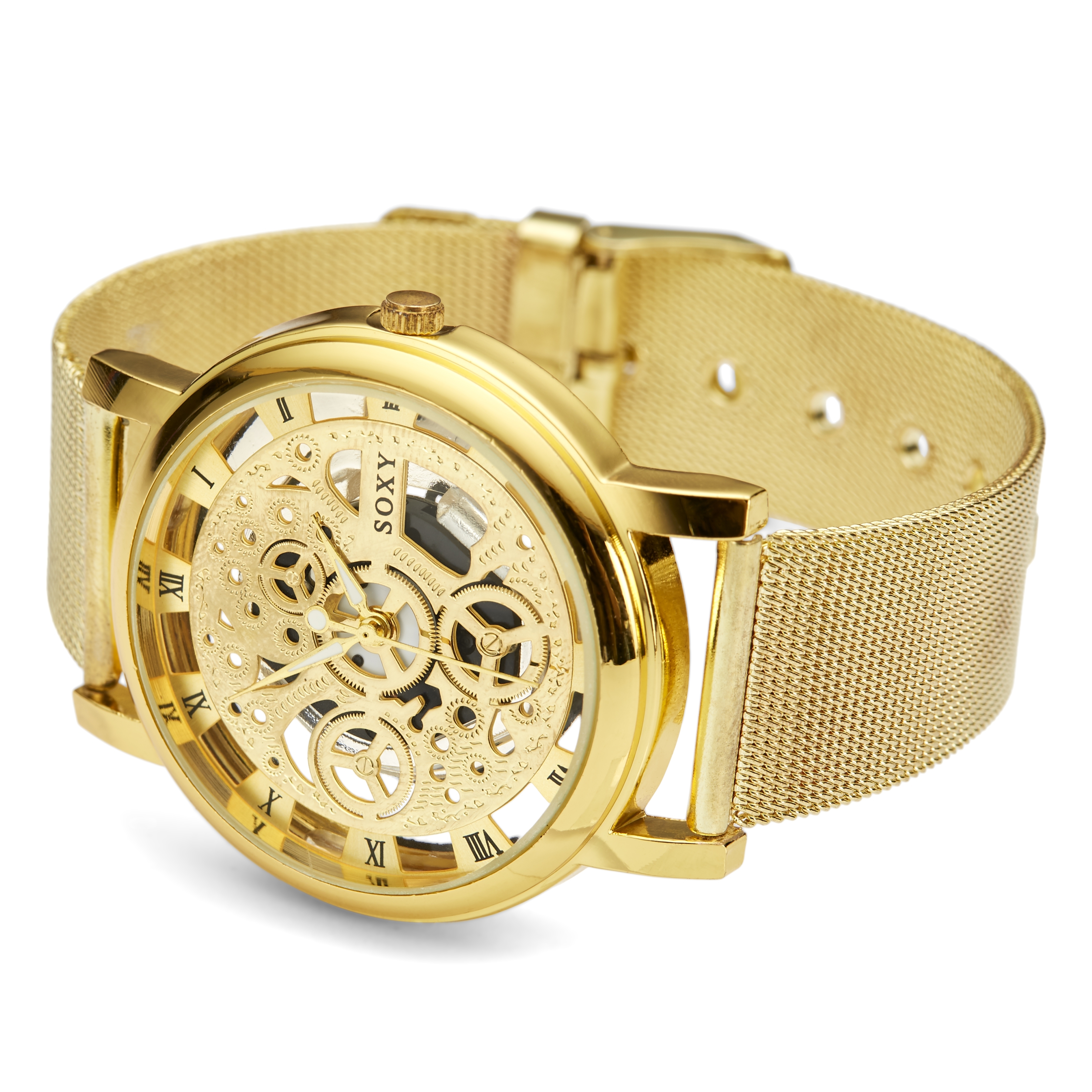 Goudkleurig Clarity Horloge - 2