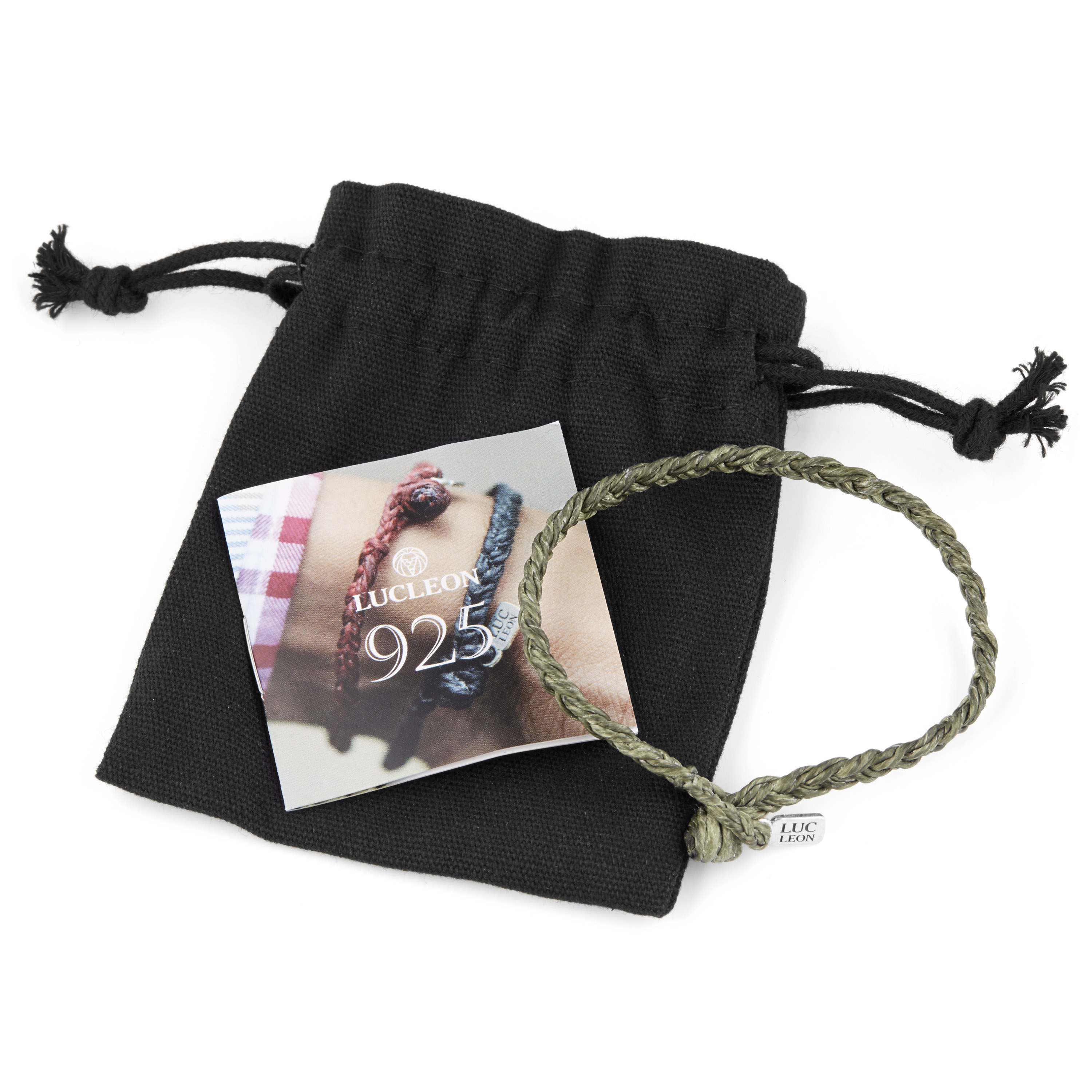 Pulseira Verde com Detalhe em Prata de Lei Gordon - 3