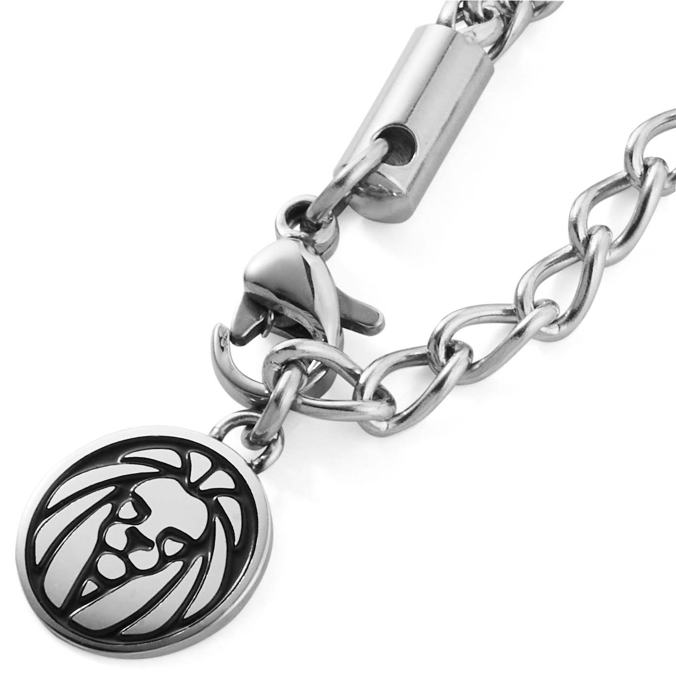 Collier Tadd en acier avec ancre et tête de mort - 4