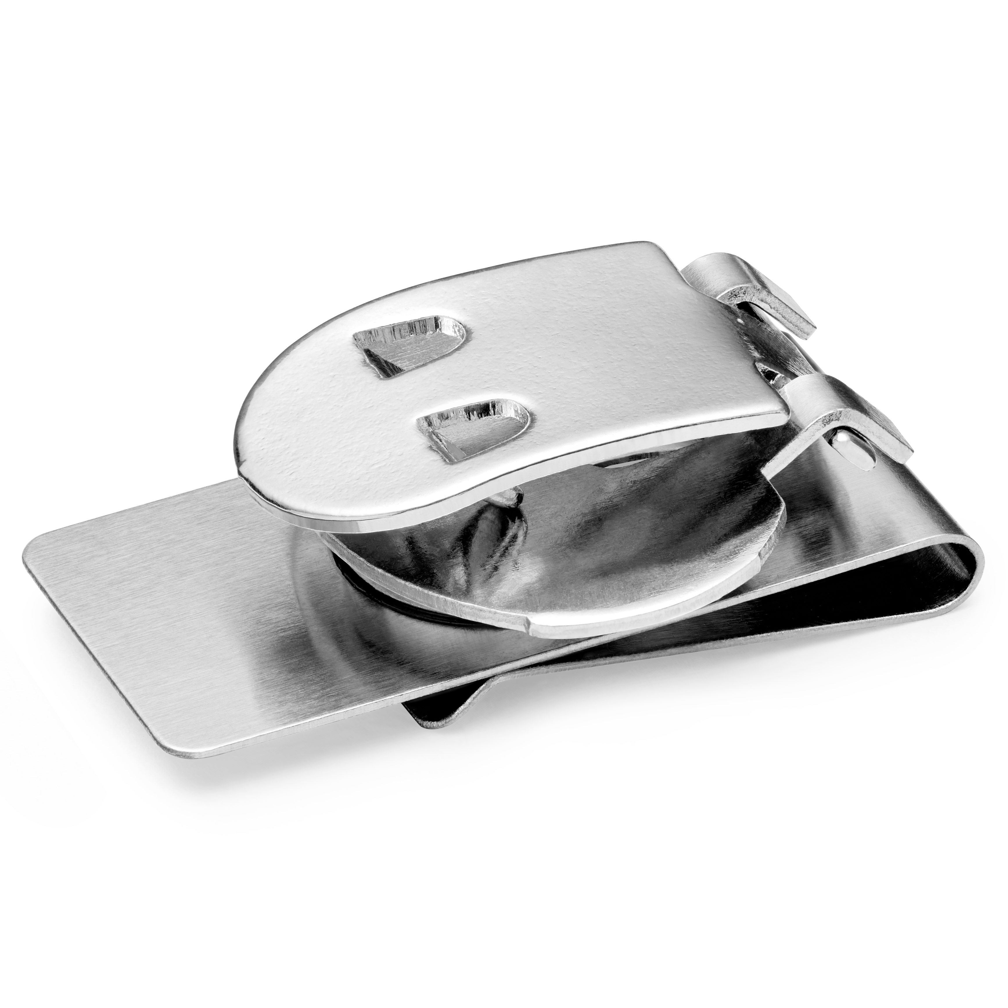 Sølvfarvet Slipsenål med Skjult Magnet - 6