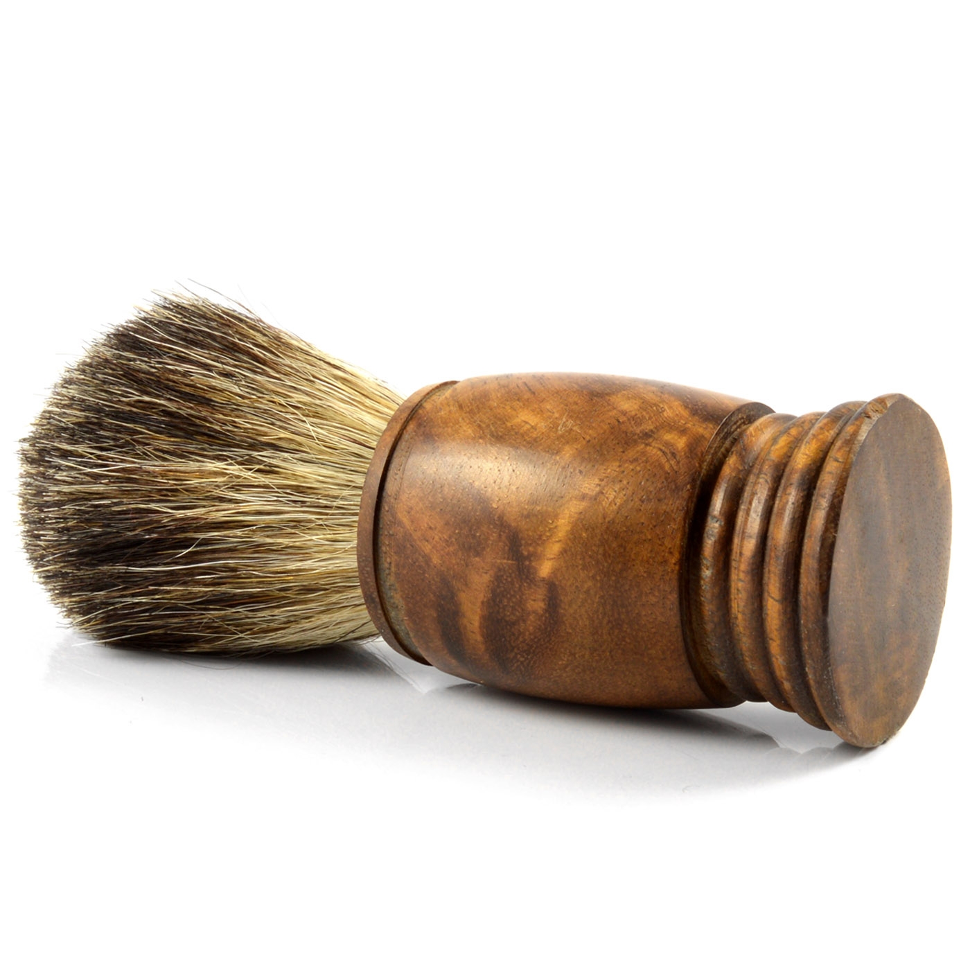 Blaireau en bois de rose véritables poils de blaireau - 2