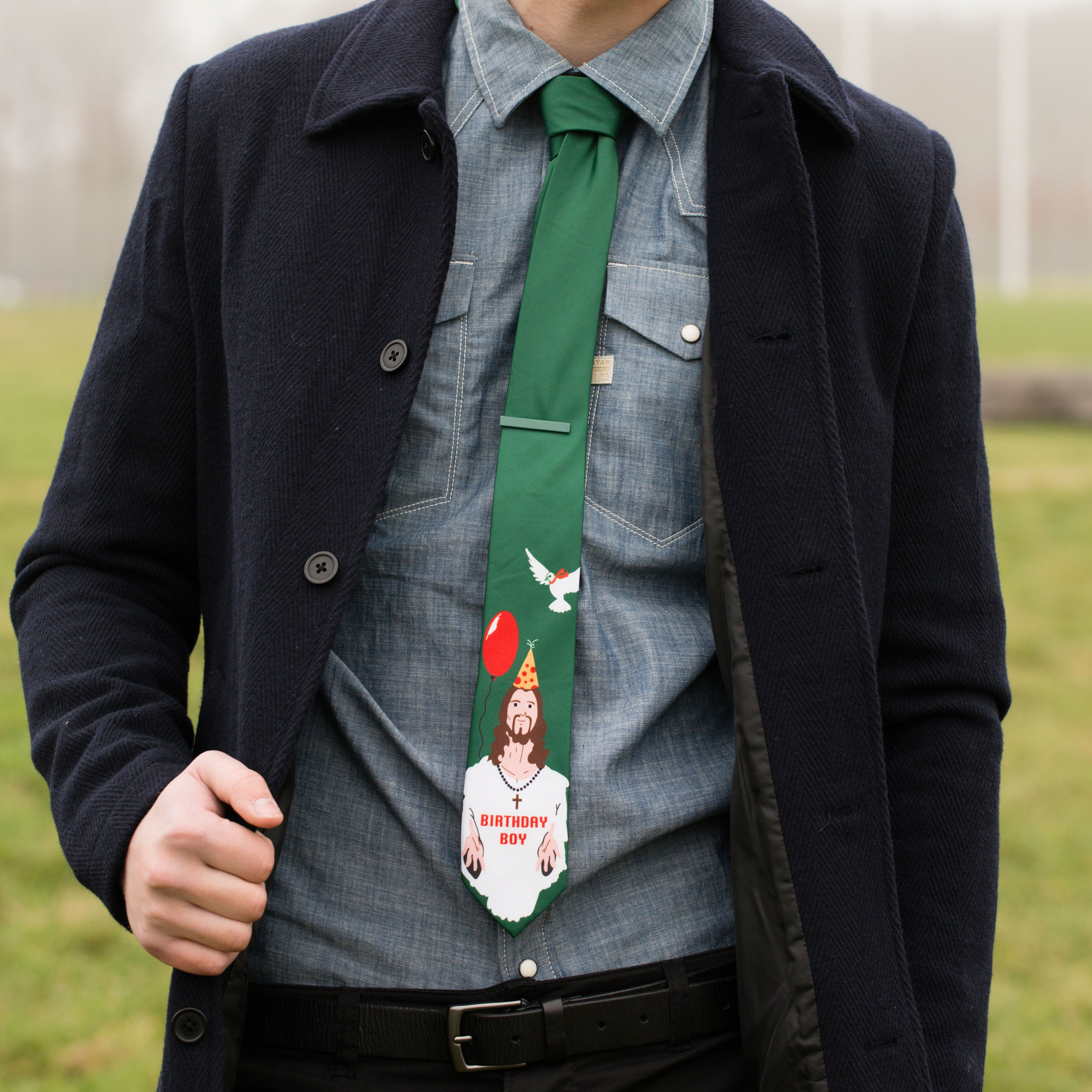 Χριστουγεννιάτικη Γραβάτα Birthday Boy - 4