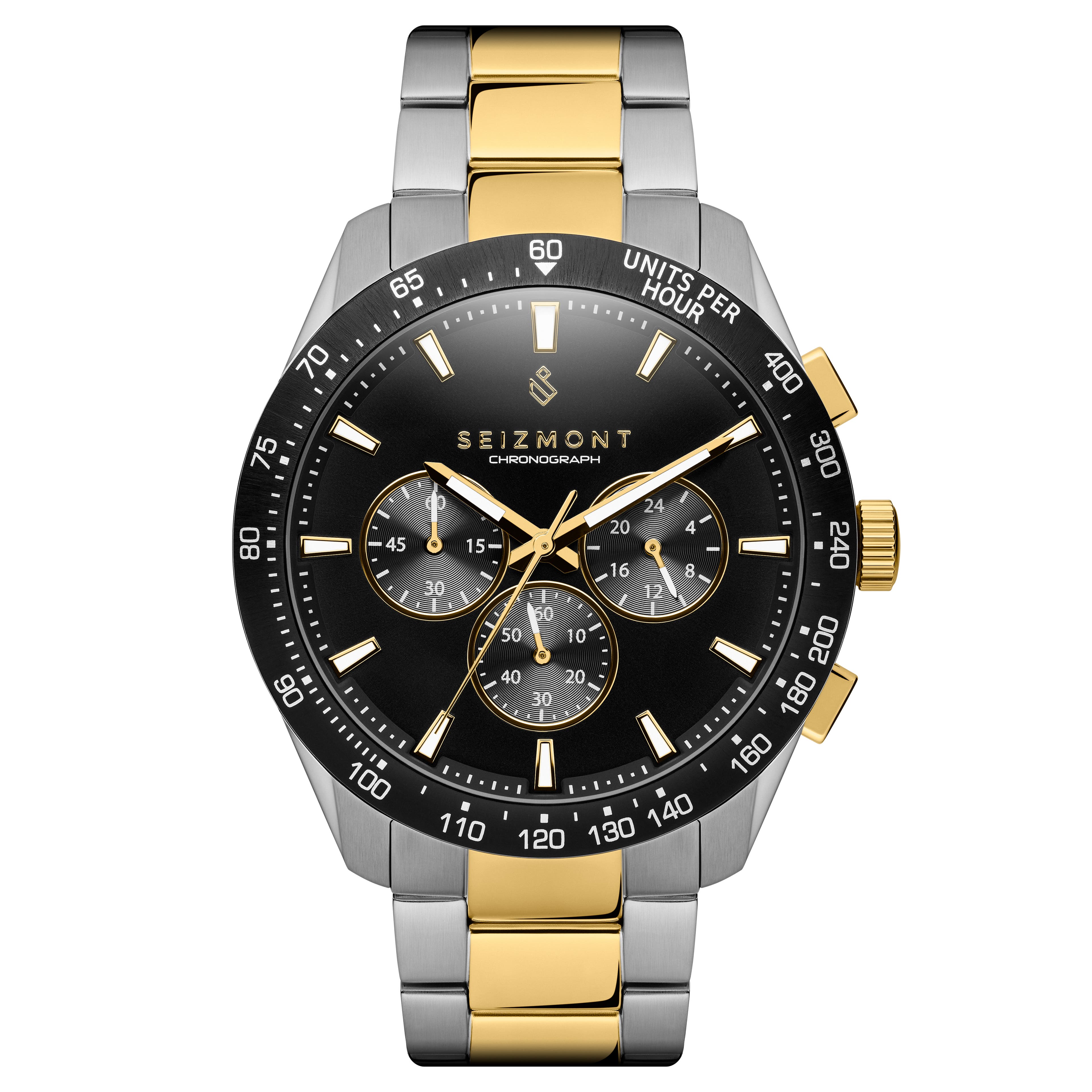 Lounet | Gold-Tone & Silver-Tone Stainless Steel Chronograph Watch Lounet | Gold-Tone & Silver-Tone Stainless Steel Chronograph Watch