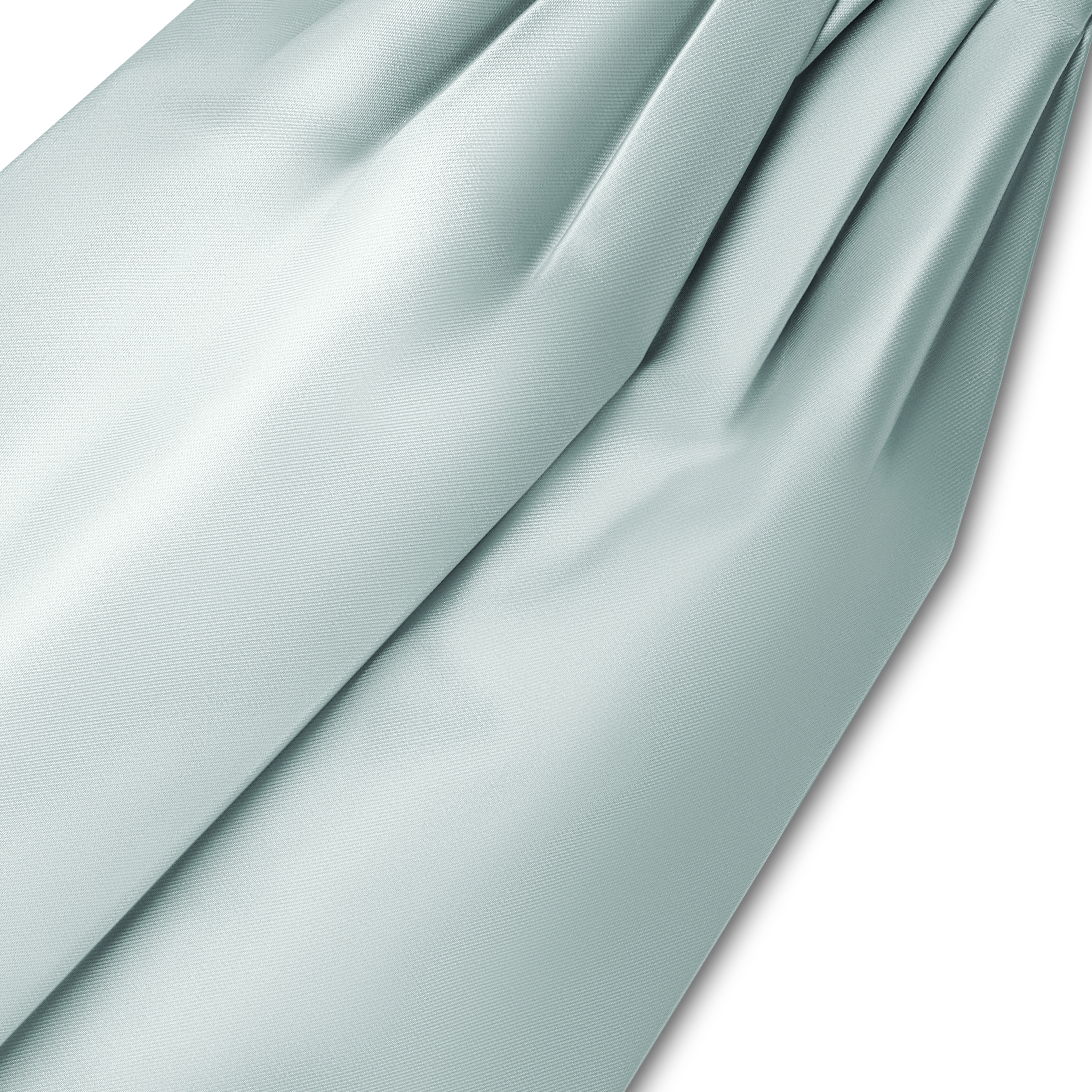 Arktinės mėlynos spalvos satino cravat kaklaraištis - 2