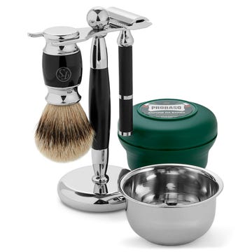 Luxury Silvertip Shaving Set