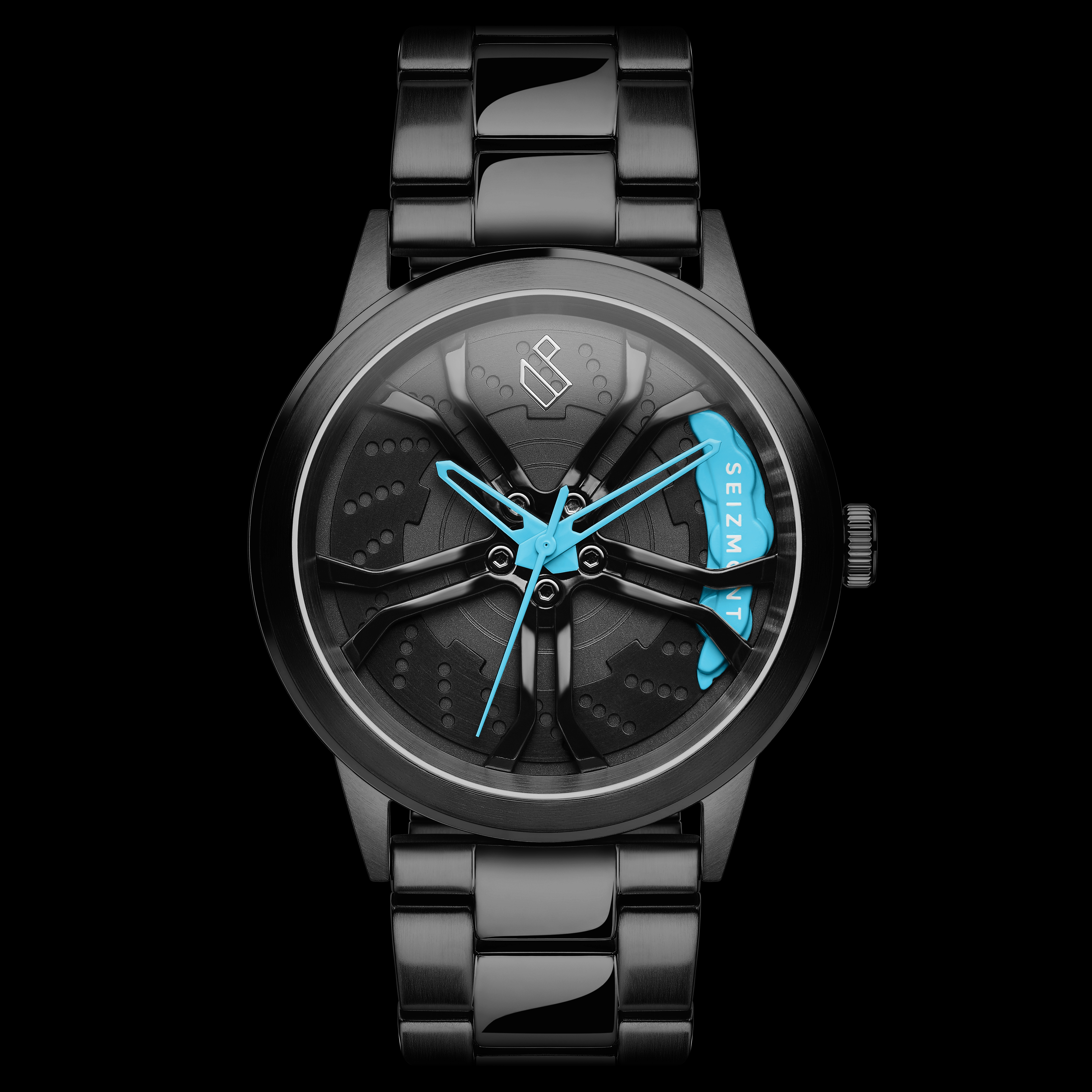 マークモントネクスト　マークモント Monza | Black & Sky Blue Stainless Steel Racing Watch With