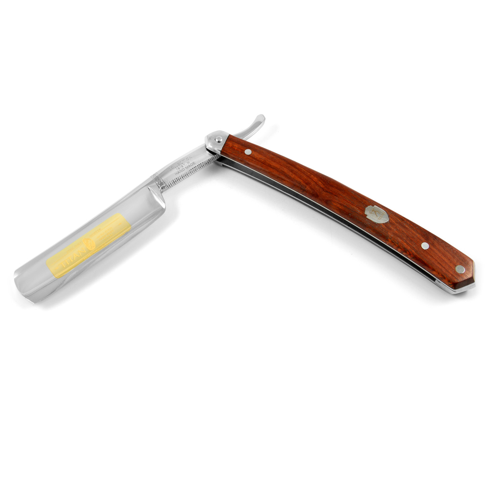 Rasoio a mano libera marrone Collezione 1918T 13/16" - 5