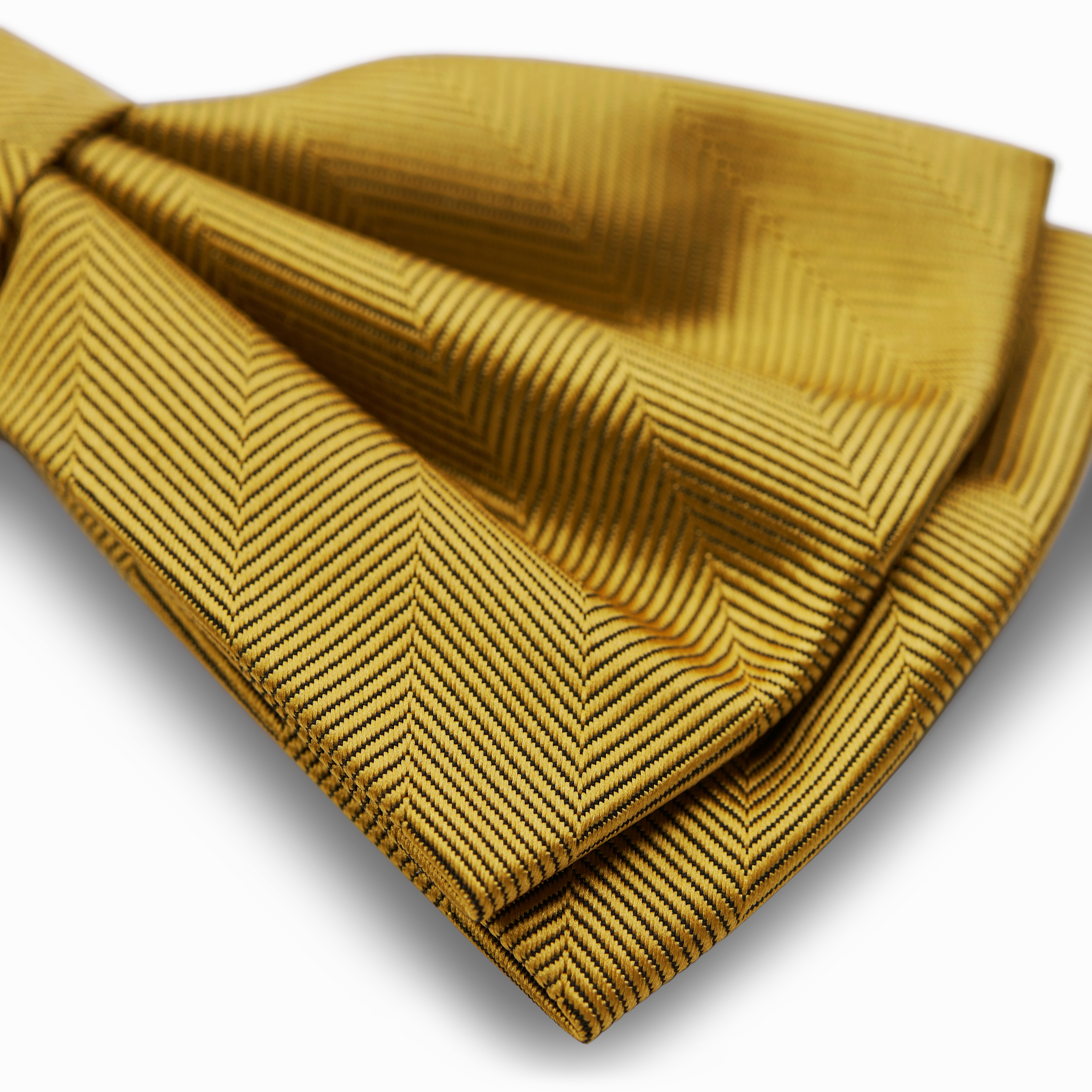 Goldbraune vorgebundene Fischgräten-Fliege - 3