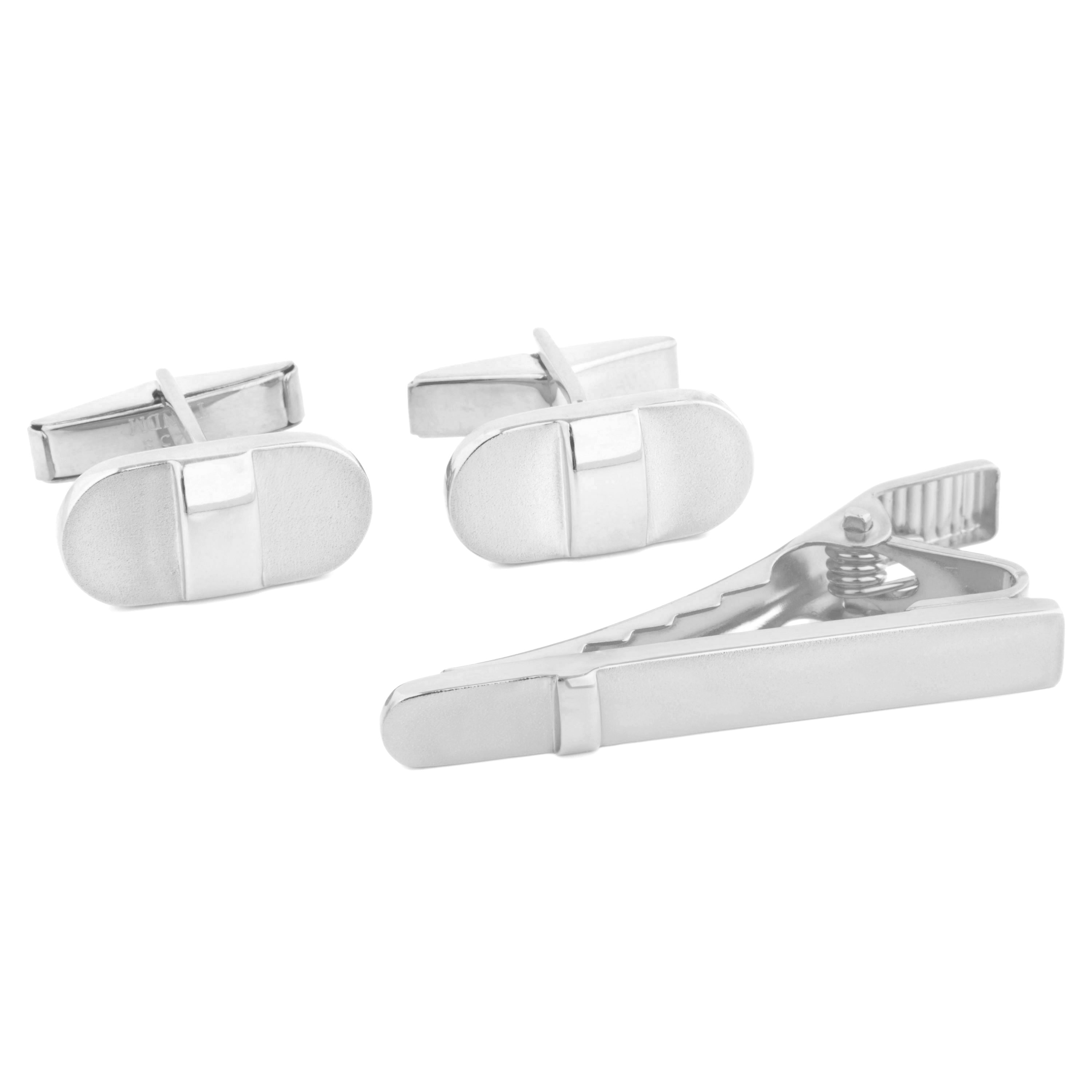 Kort Sæt i 925s-Sølv med Afrundede Hjørner - 1