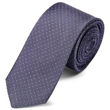Grey Polka Dot Silk 6cm Tie Grey Polka Dot Silk 6cm Tie