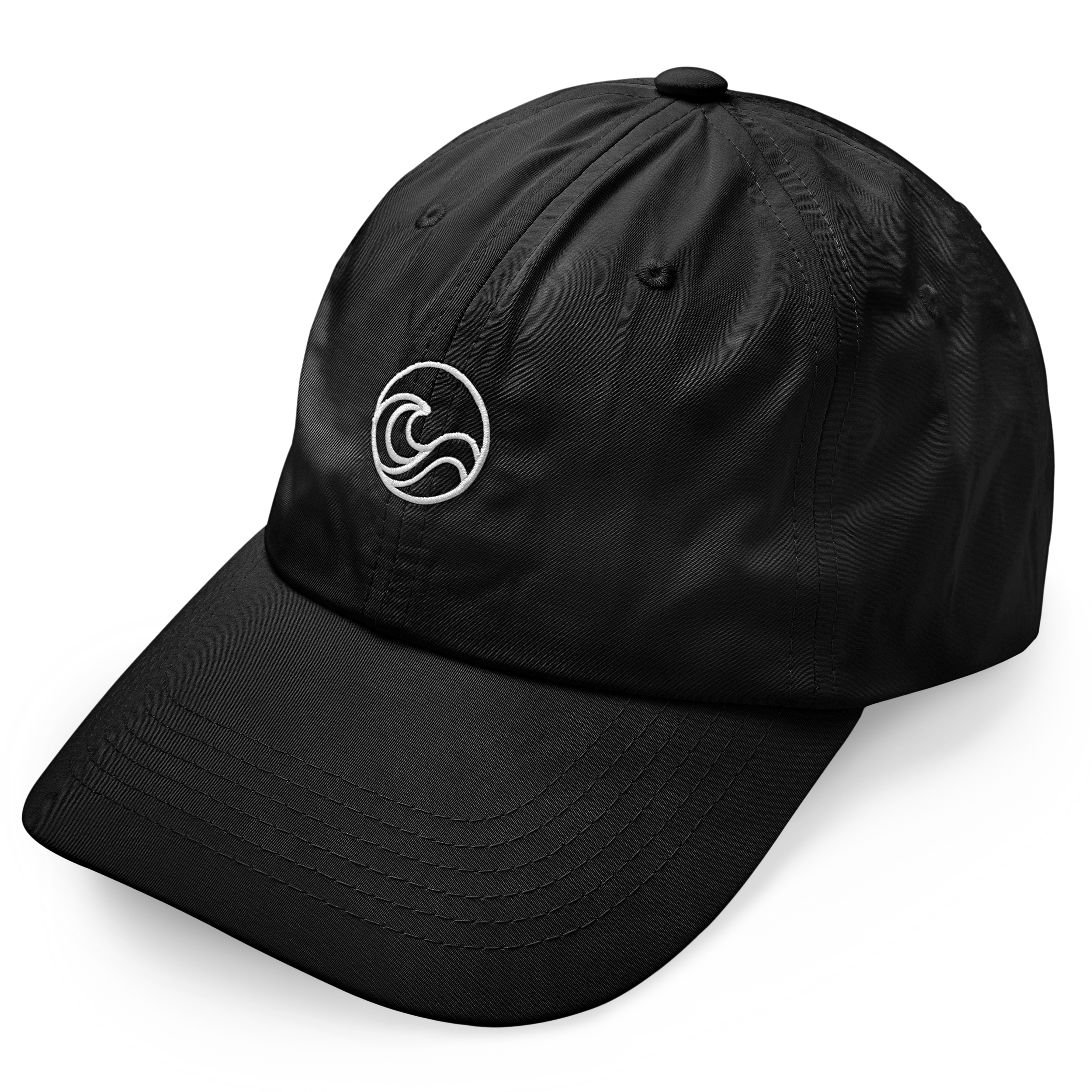 Waykins | Black Logo Nylon Cap