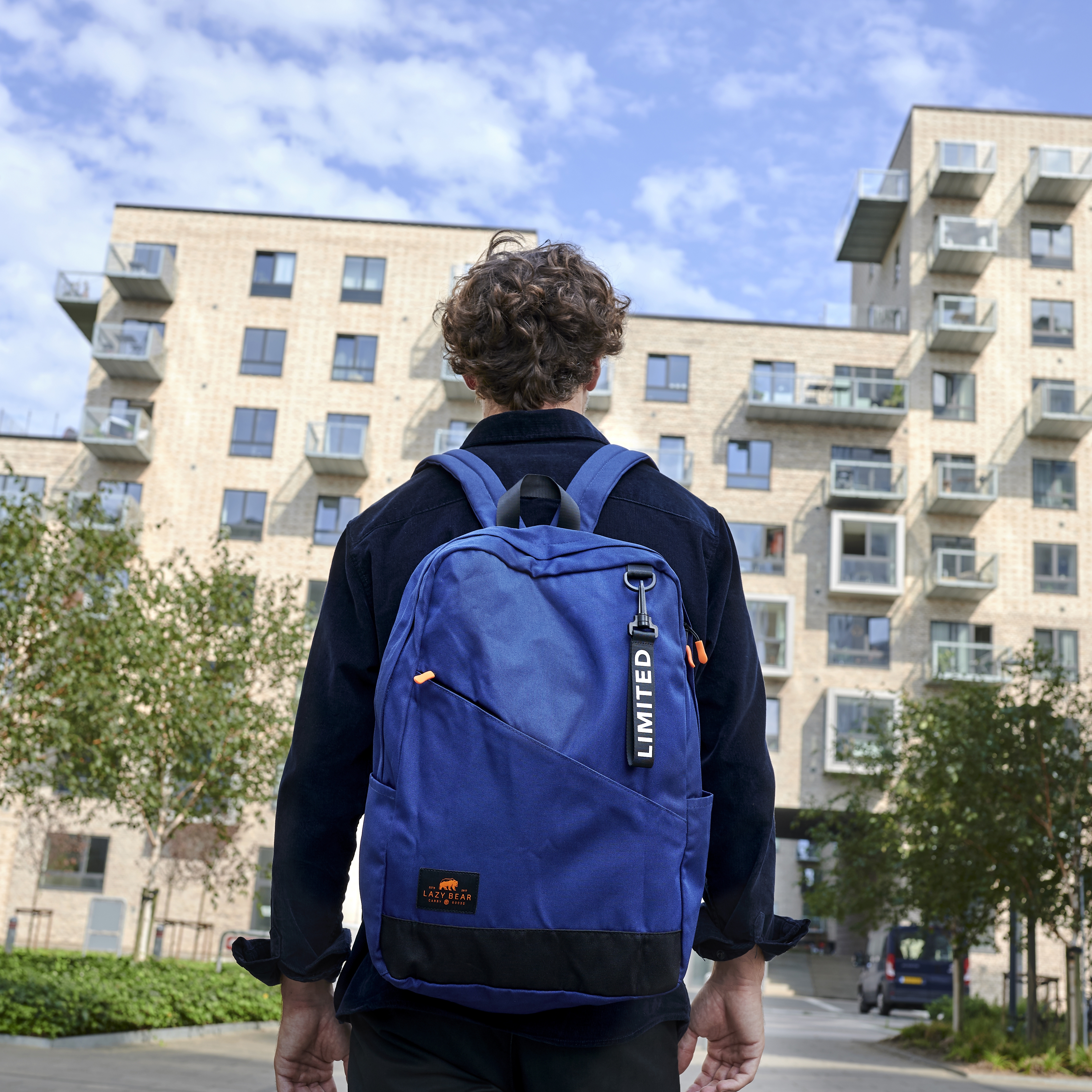 Lemont Blauer Faltbarer Rucksack Limitierte Edition - 7