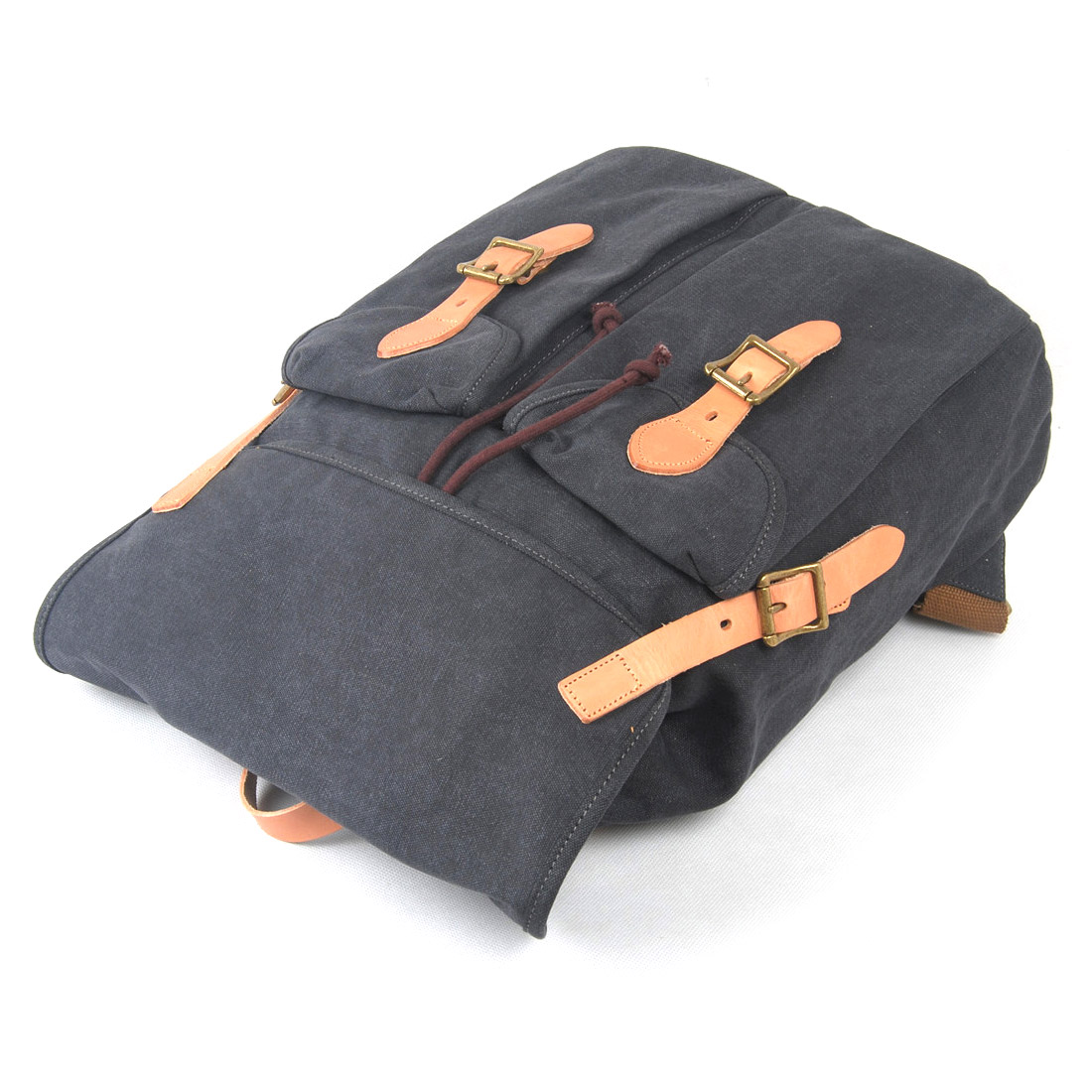 Graublauer Dakota Rucksack  - 4