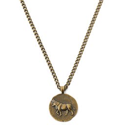 Astro | Gold-Tone Taurus Zodiac Sign Necklace