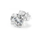 Lucid | 925 sterlingsølv 6 mm rund zirkonia stiftøredobb Lucid | 925 sterlingsølv 6 mm rund zirkonia stiftøredobb