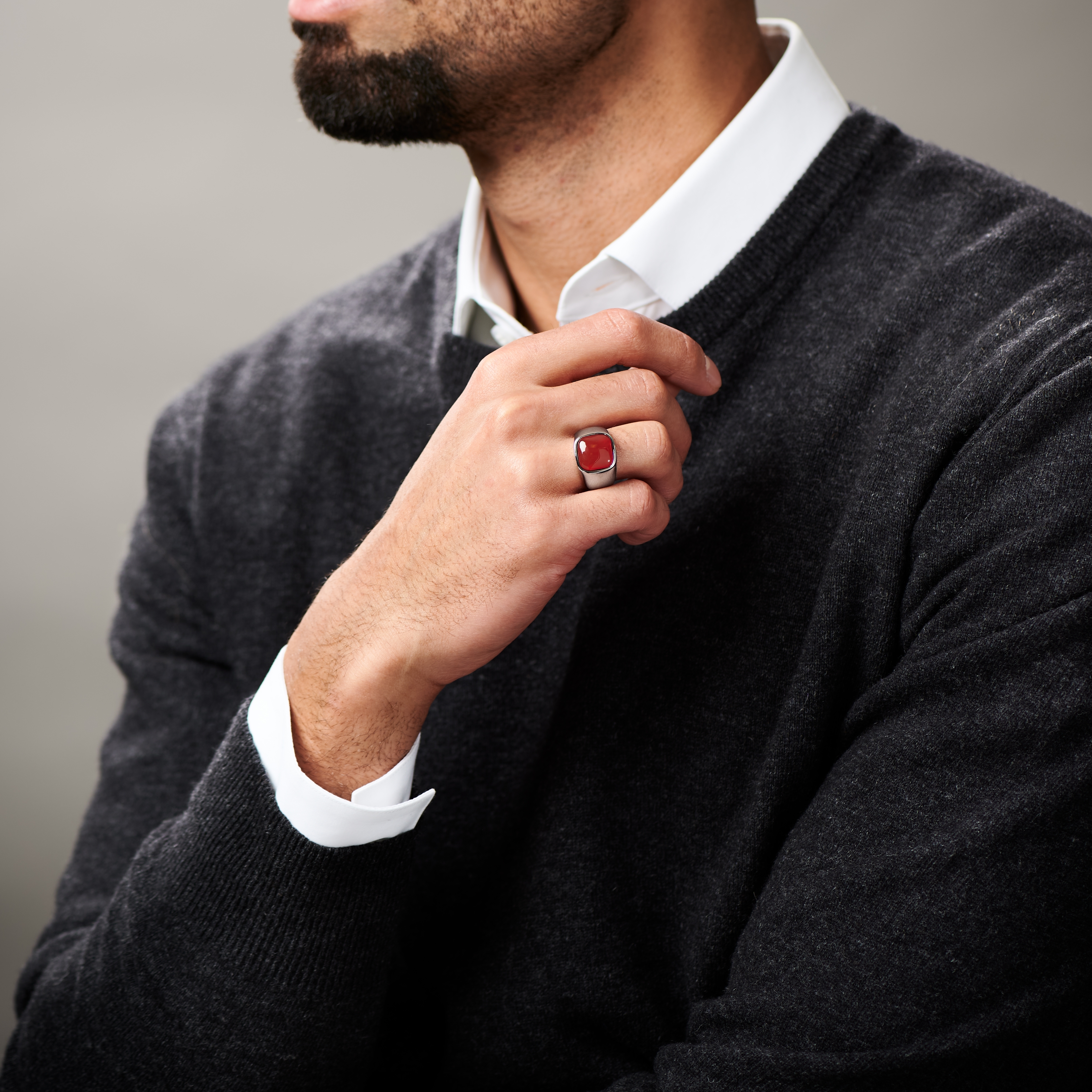 Len Roter Onyx Gravel Ring - 5