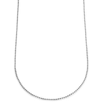 Essentials | Colier argintiu 3 mm cu lanț cu bile Essentials | Colier argintiu 3 mm cu lanț cu bile