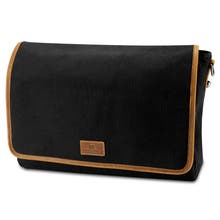 Black messenger bags