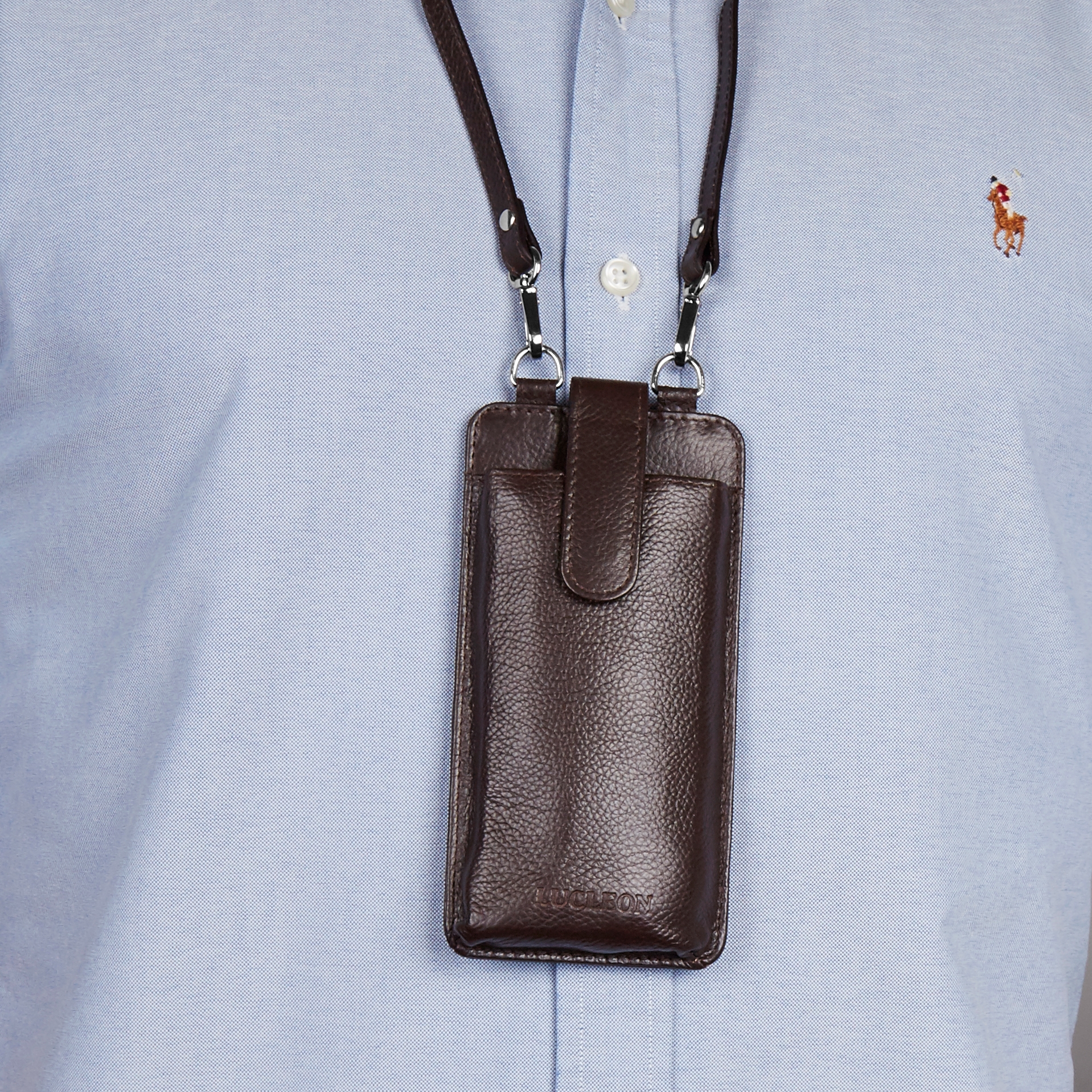 Lamont rjava torbica za telefon in kartice - 6