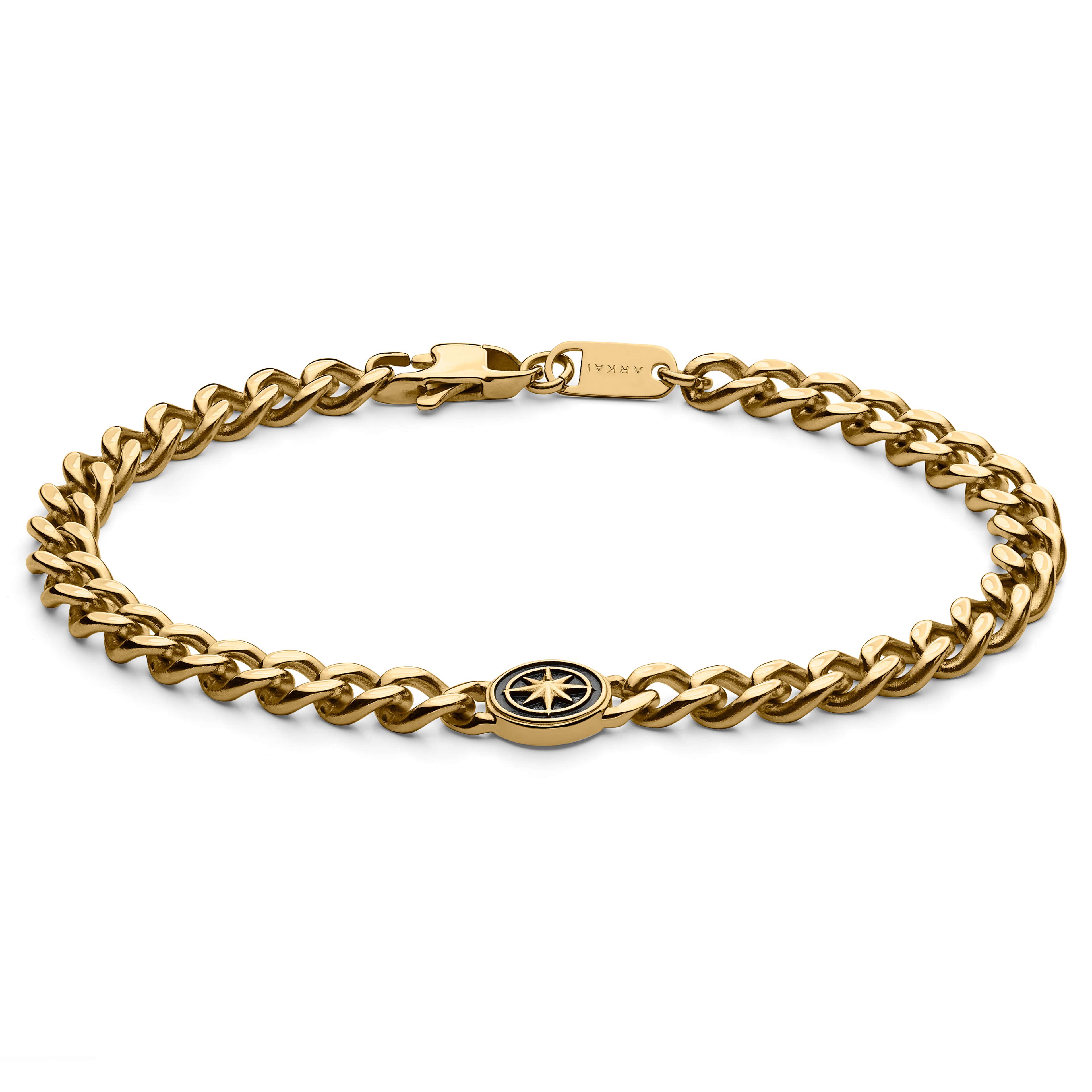 Atlas | Gold-tone Steel North Star Bracelet