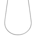 Essentials | 3 mm Silver-Tone Curved Box Chain Necklace Essentials | 3 mm Silver-Tone Curved Box Chain Necklace