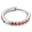 Aura | 10mm Titanium Garnet-Red Zirconia Hoop Earring Aura | 10mm Titanium Garnet-Red Zirconia Hoop Earring