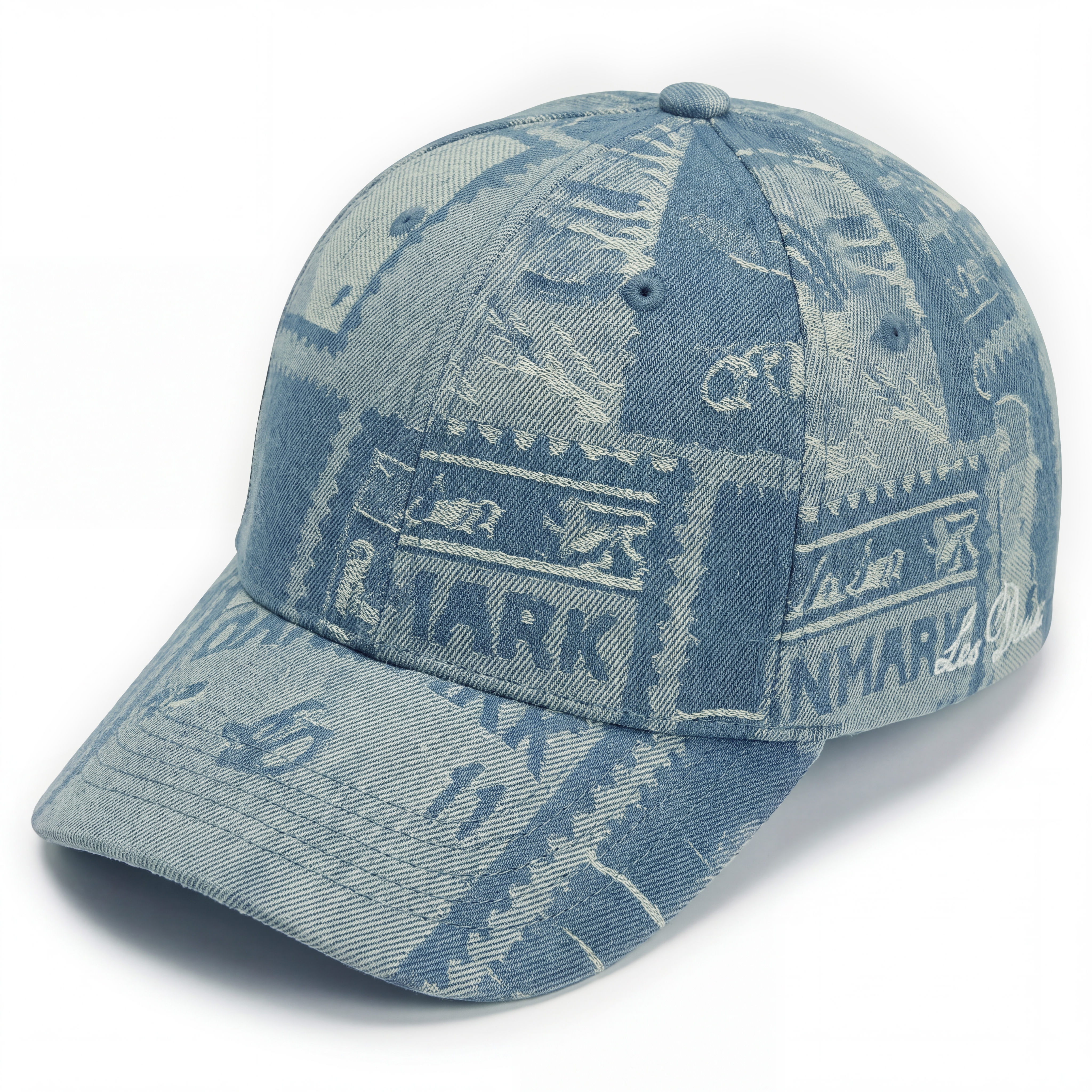 Les Deux | Stamp Denim Baseball Cap