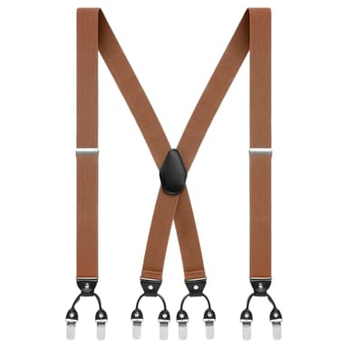 Vexel | Brede Brune Clip-on X-ryg Seler Vexel | Brede Brune Clip-on X-ryg Seler