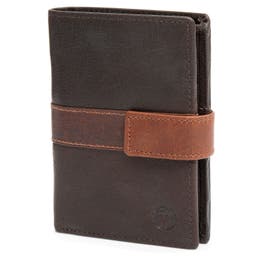 Montreal | Executive Brown & Tan RFID Leather Wallet