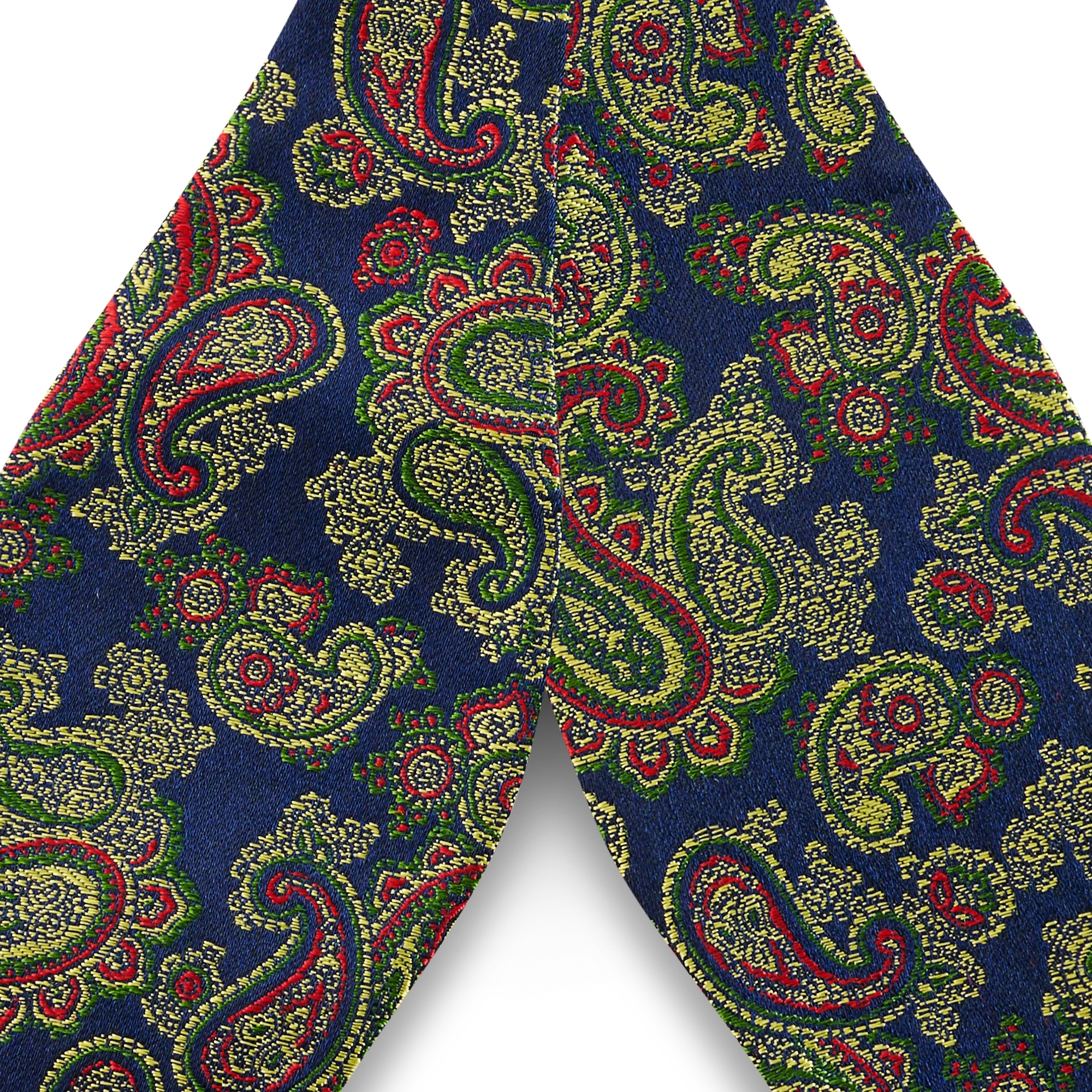 Farverig LYSEBLÅ PAISLEY Silkebutterfly - 2