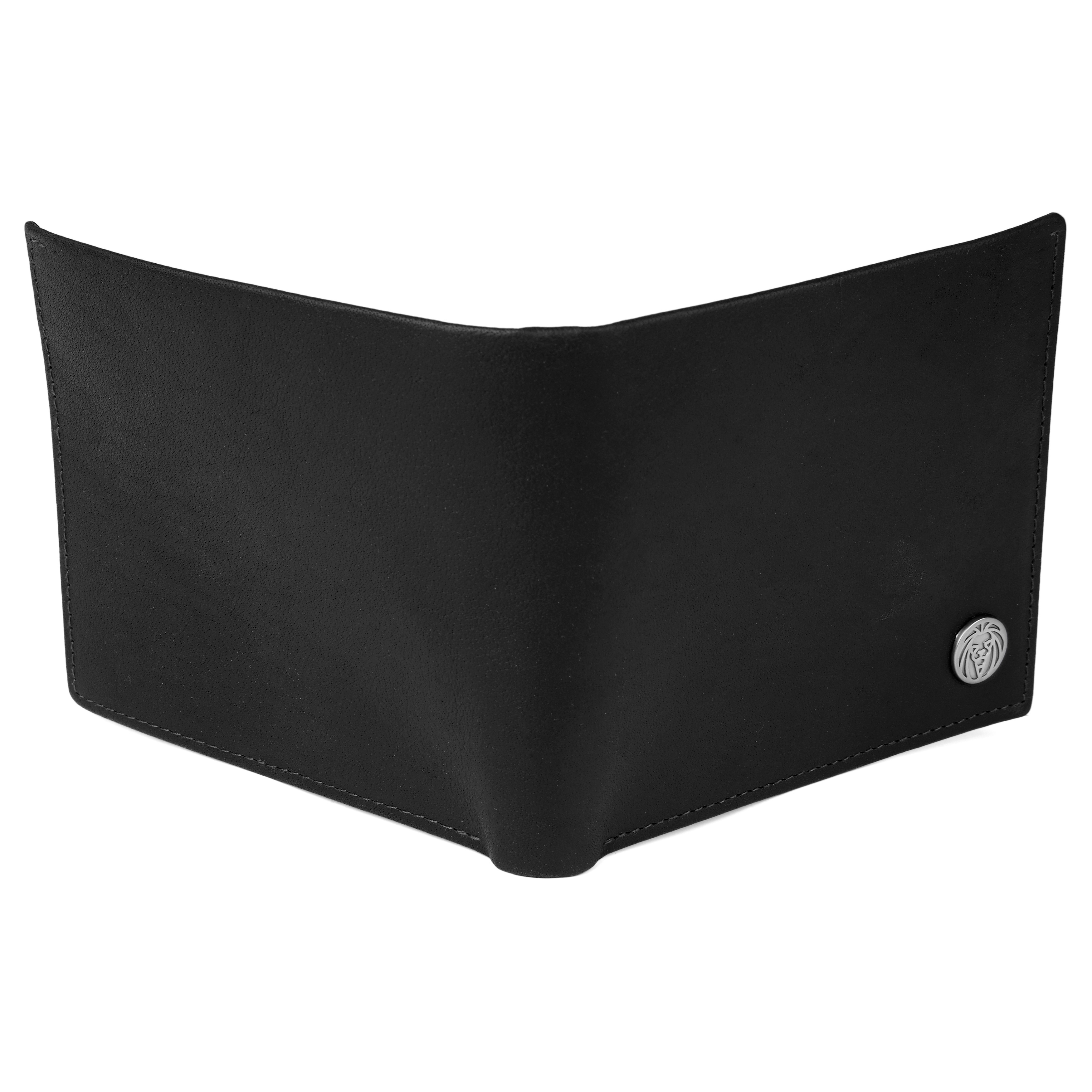 Oxford Classic Black Leather Wallet - 4