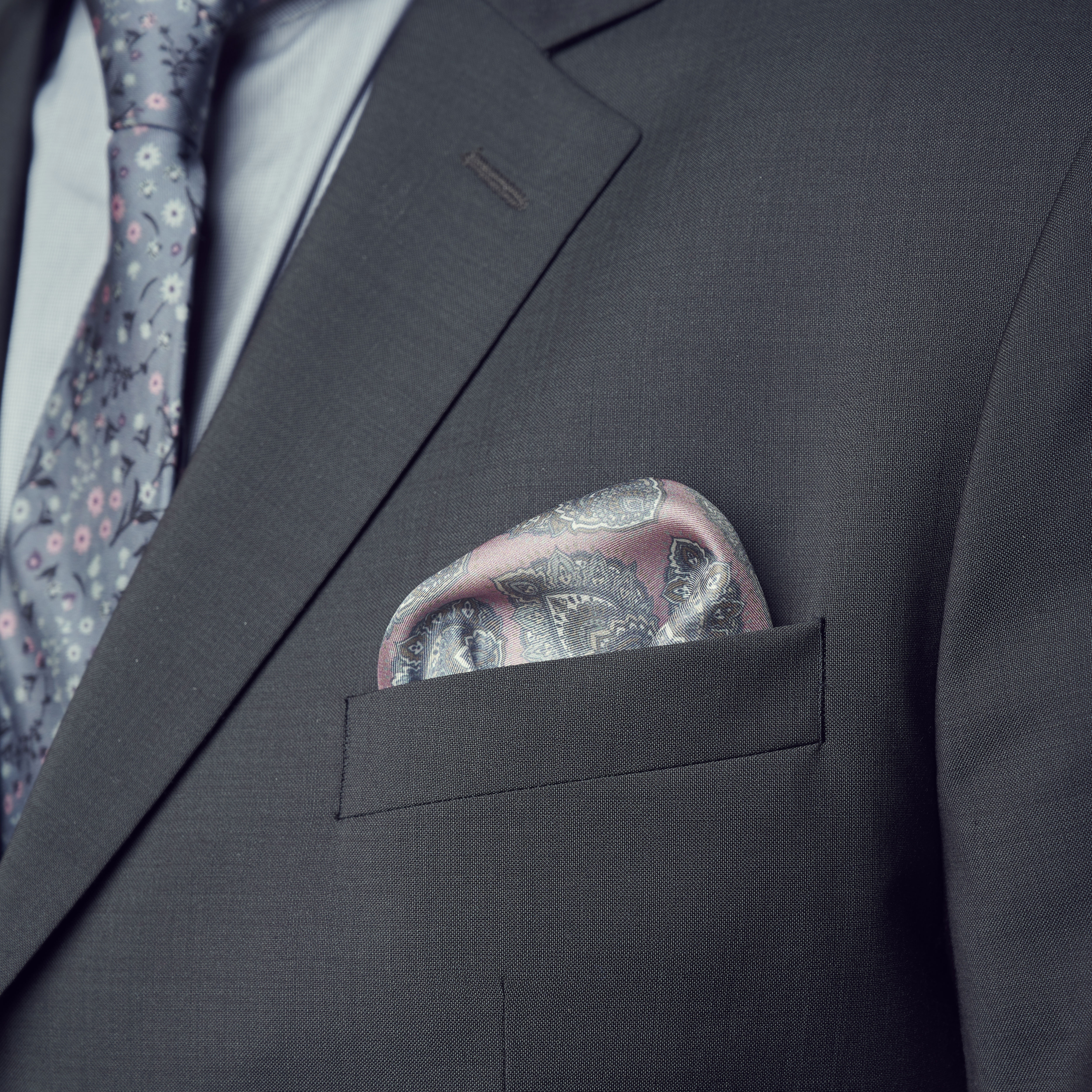 Bruno Boho hodvábna vreckovka do saka  - 5