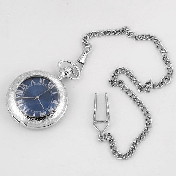 Stilrent Blåt Lommeur - 4