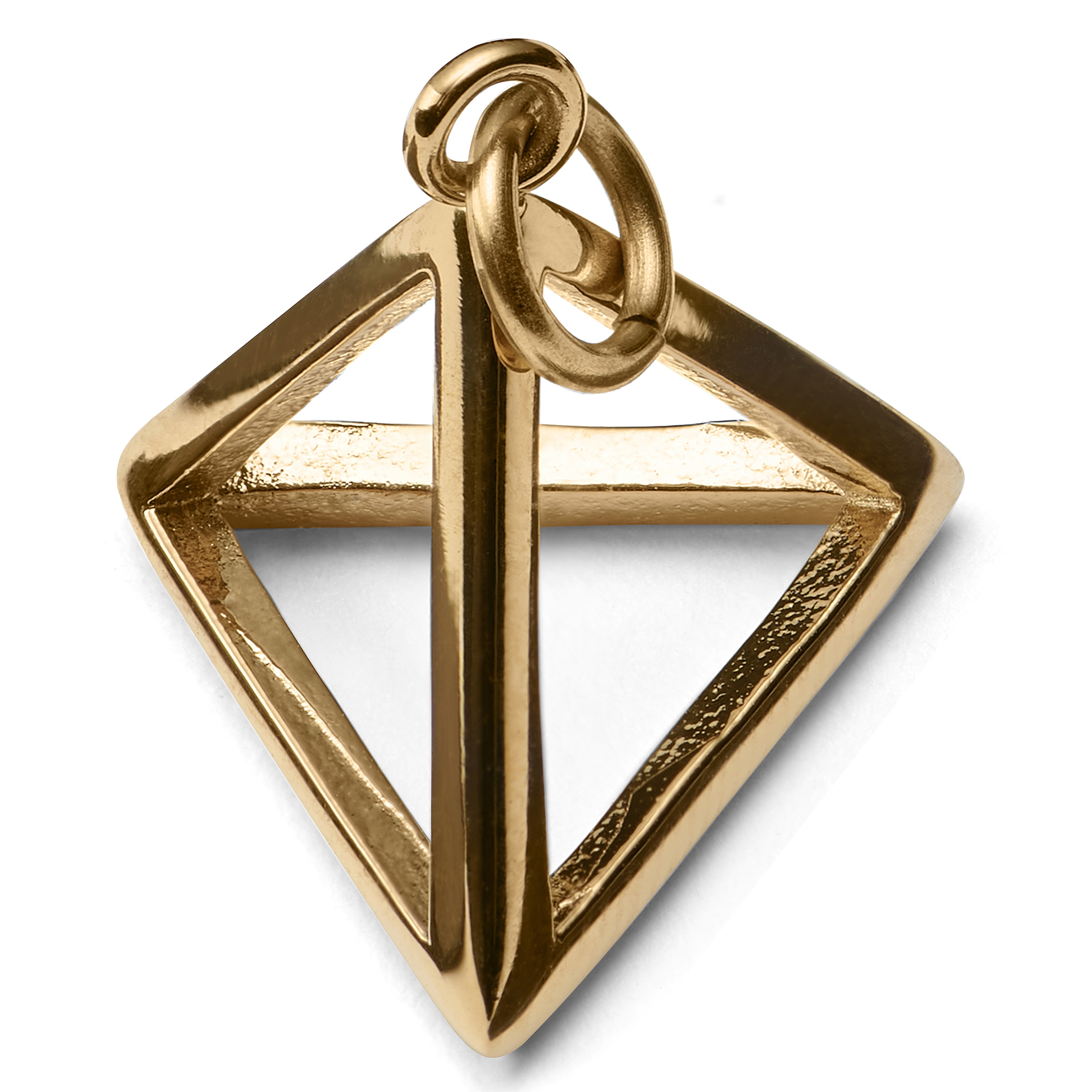Goudkleurige Stalen Driehoekhanger - 2