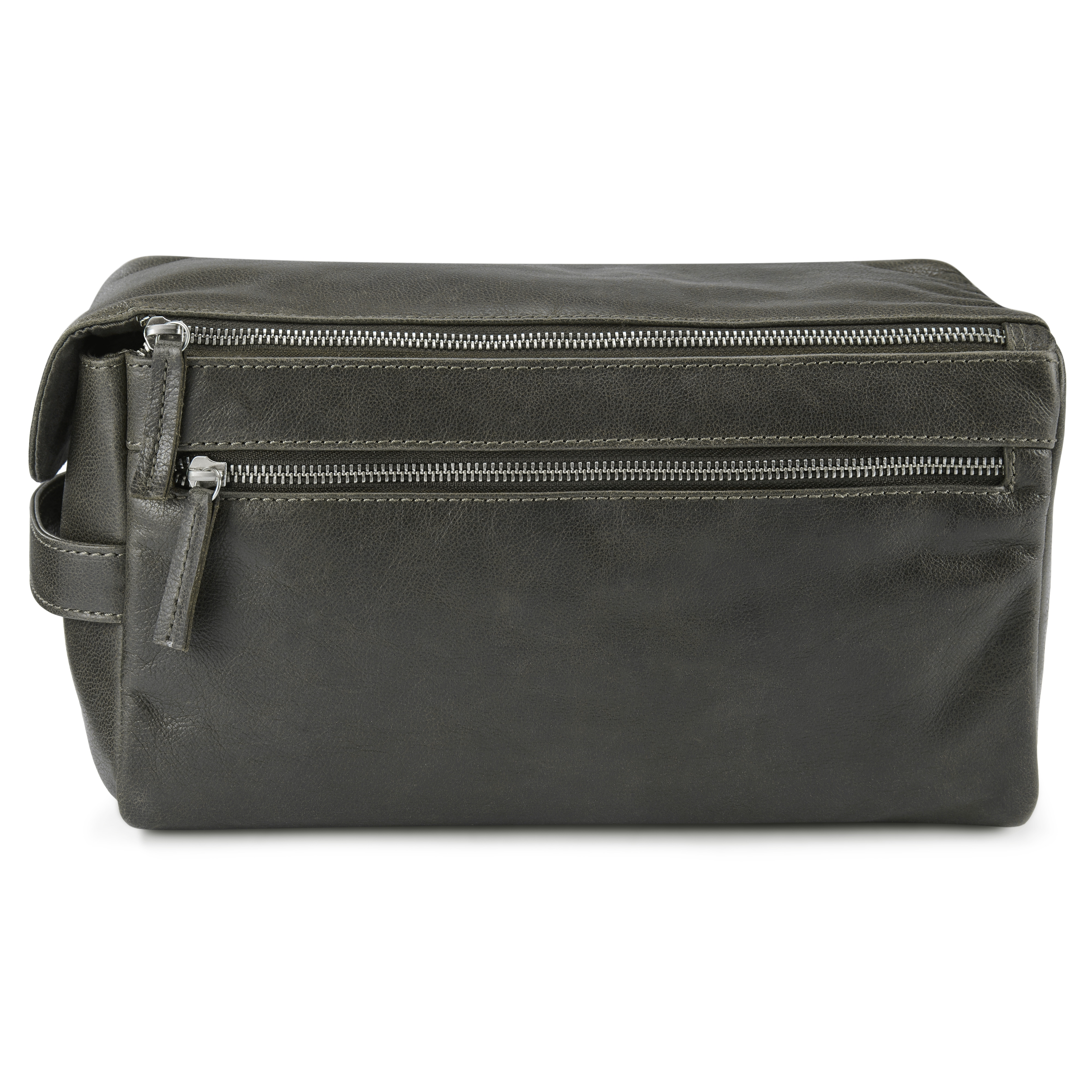 Neceser de cuero gris oscuro Licio XL - 2