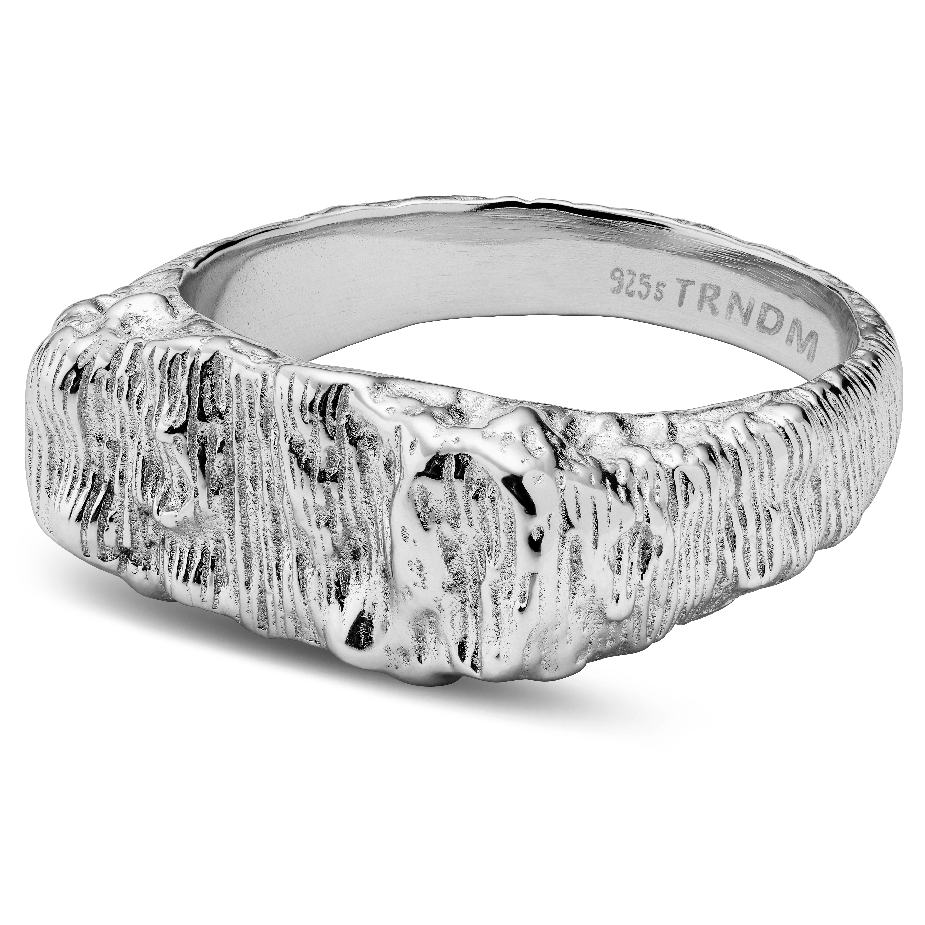 Rustic | 925 Sterling Silver Rustic Signet Ring