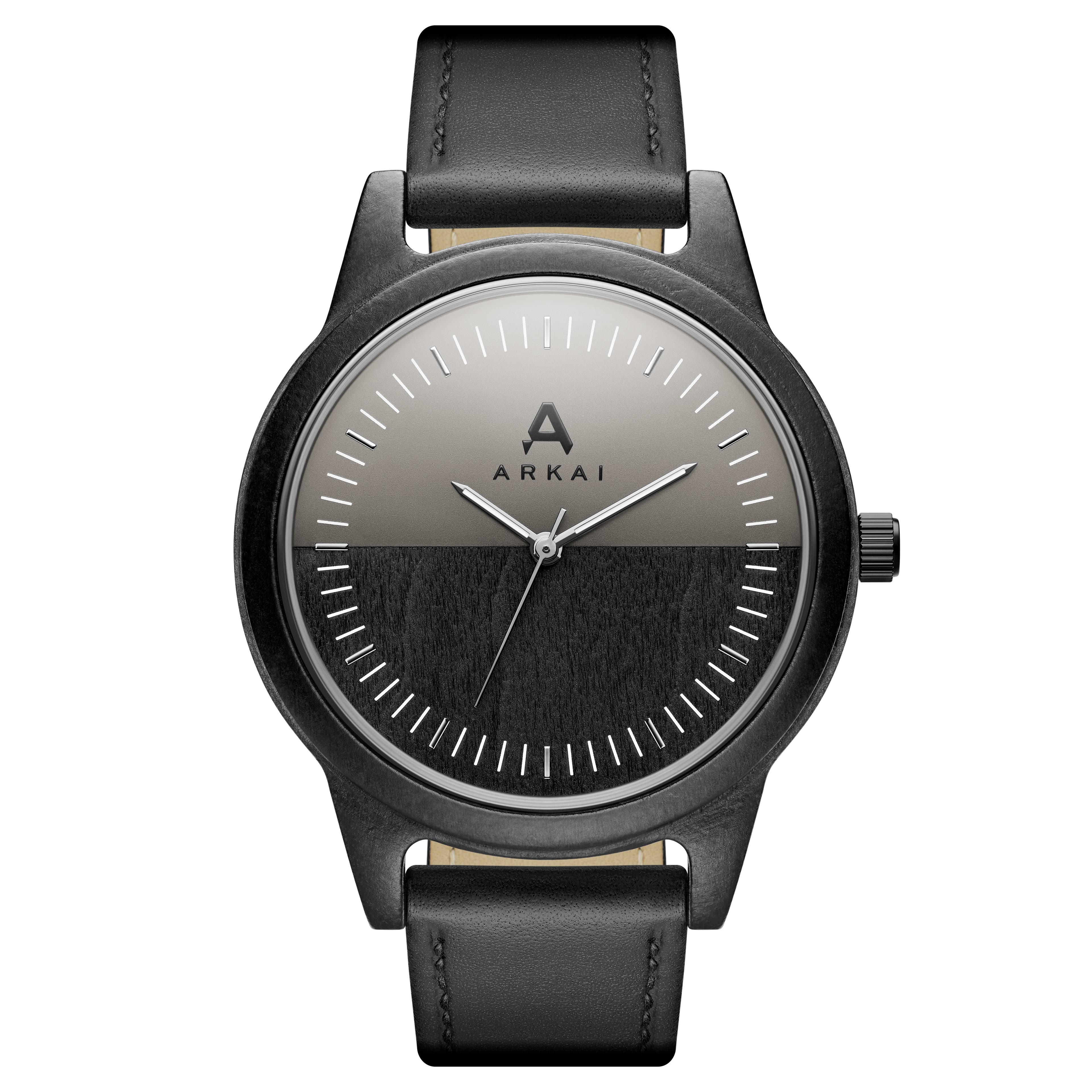Arbor | Grey Two-Tone Dial Maple Watch