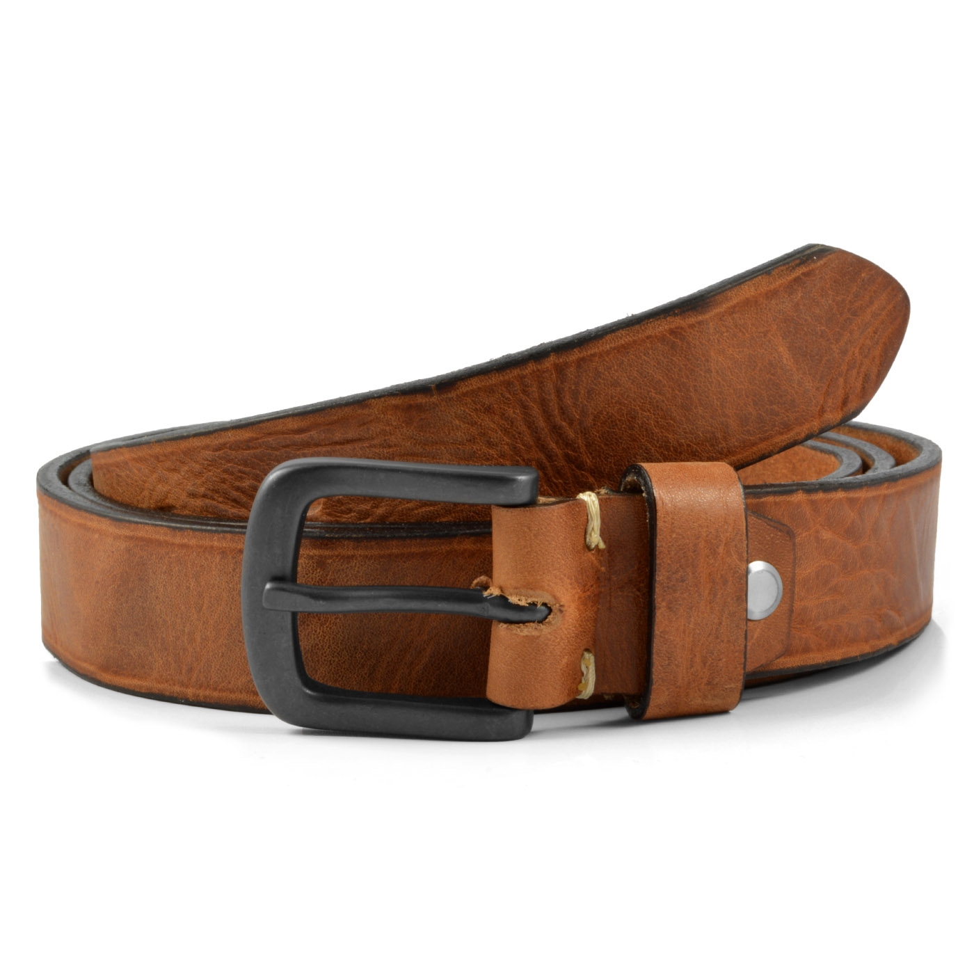 Stijlvolle klassieke Leren Broeksriem   - 1