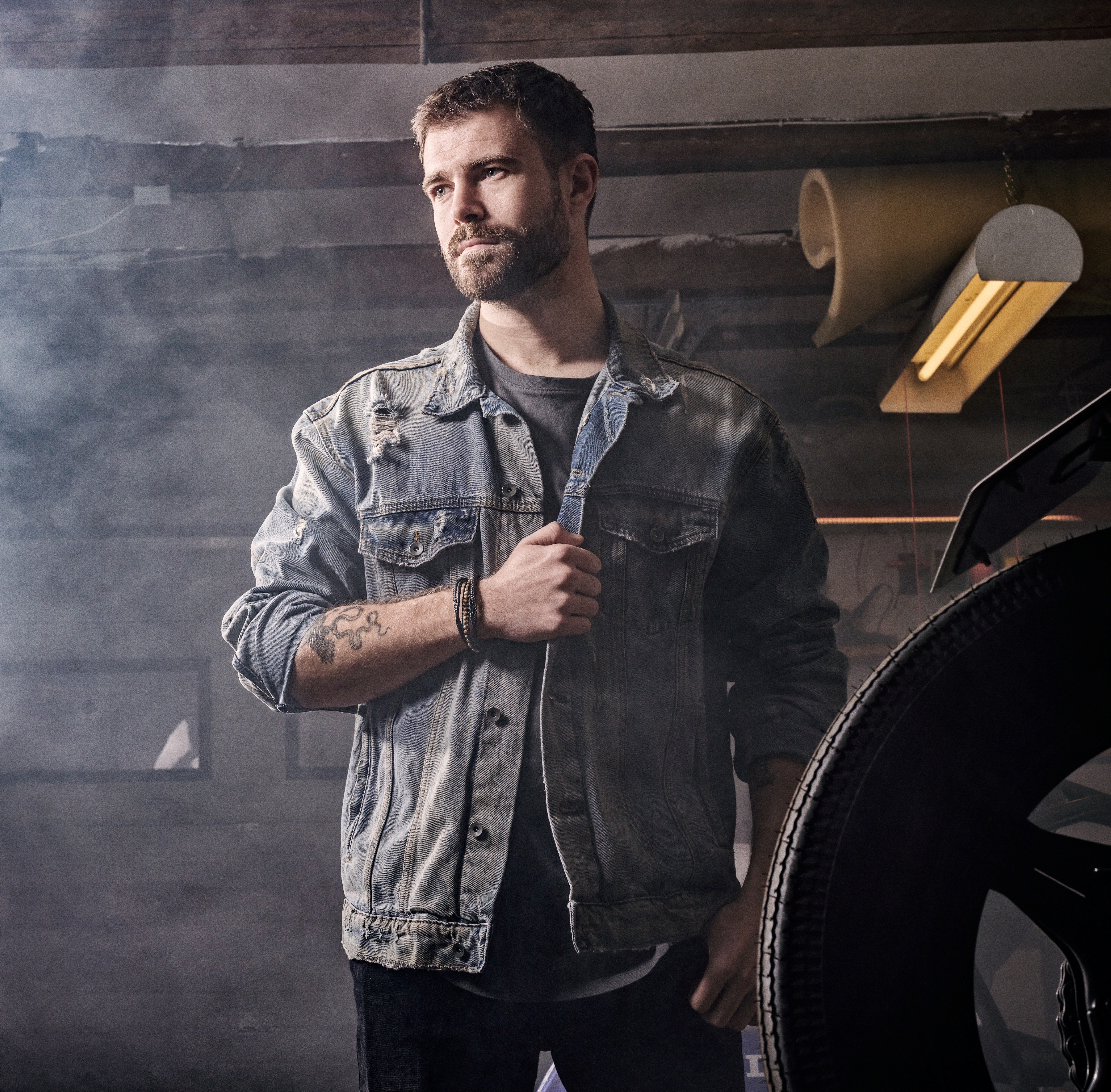 Naxos | Black Braided Leather & Jasper Bead Bracelet - 4